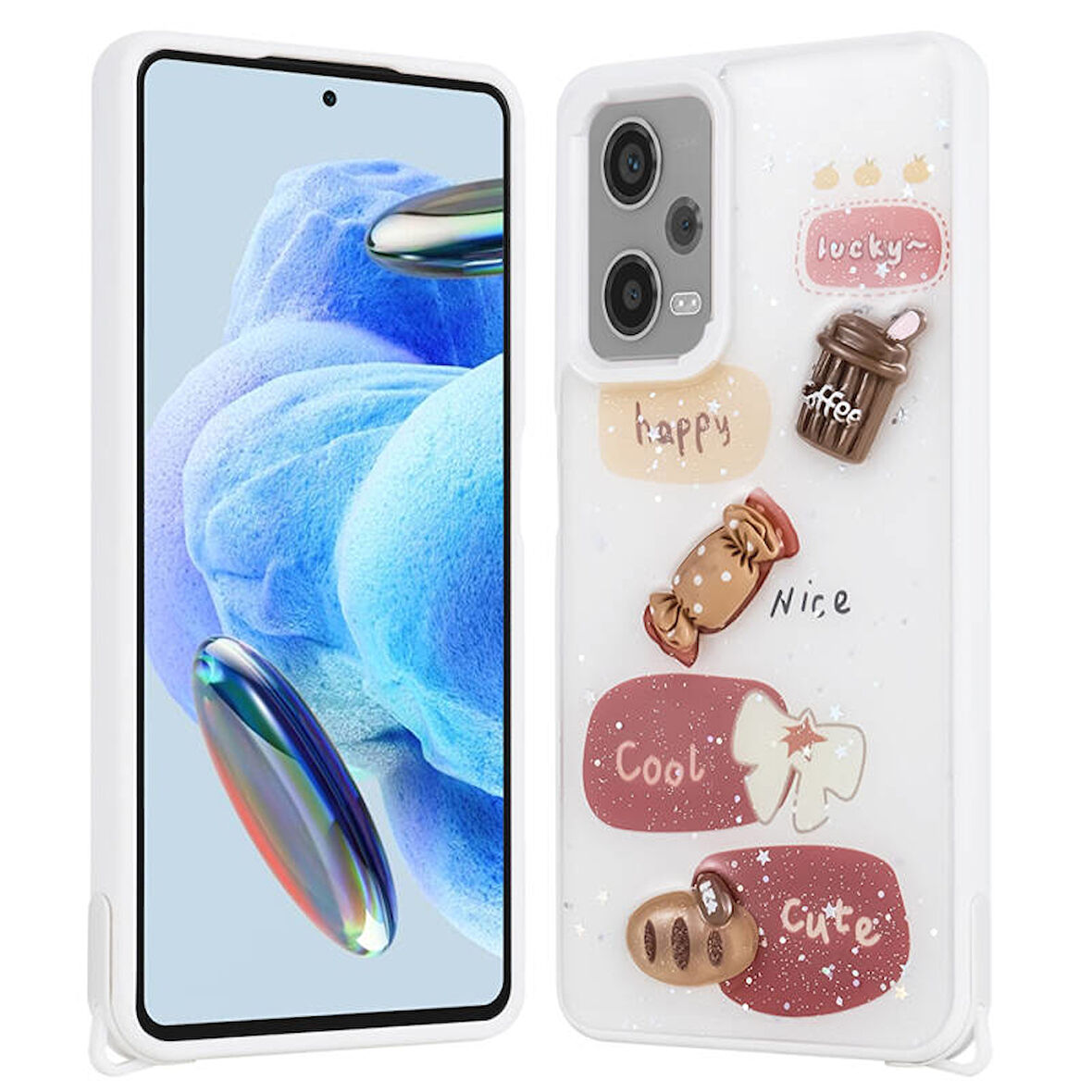 Redmi Note 12 Pro 5G Figürlü ve Desenli Şık Cevze Premium Kılıf