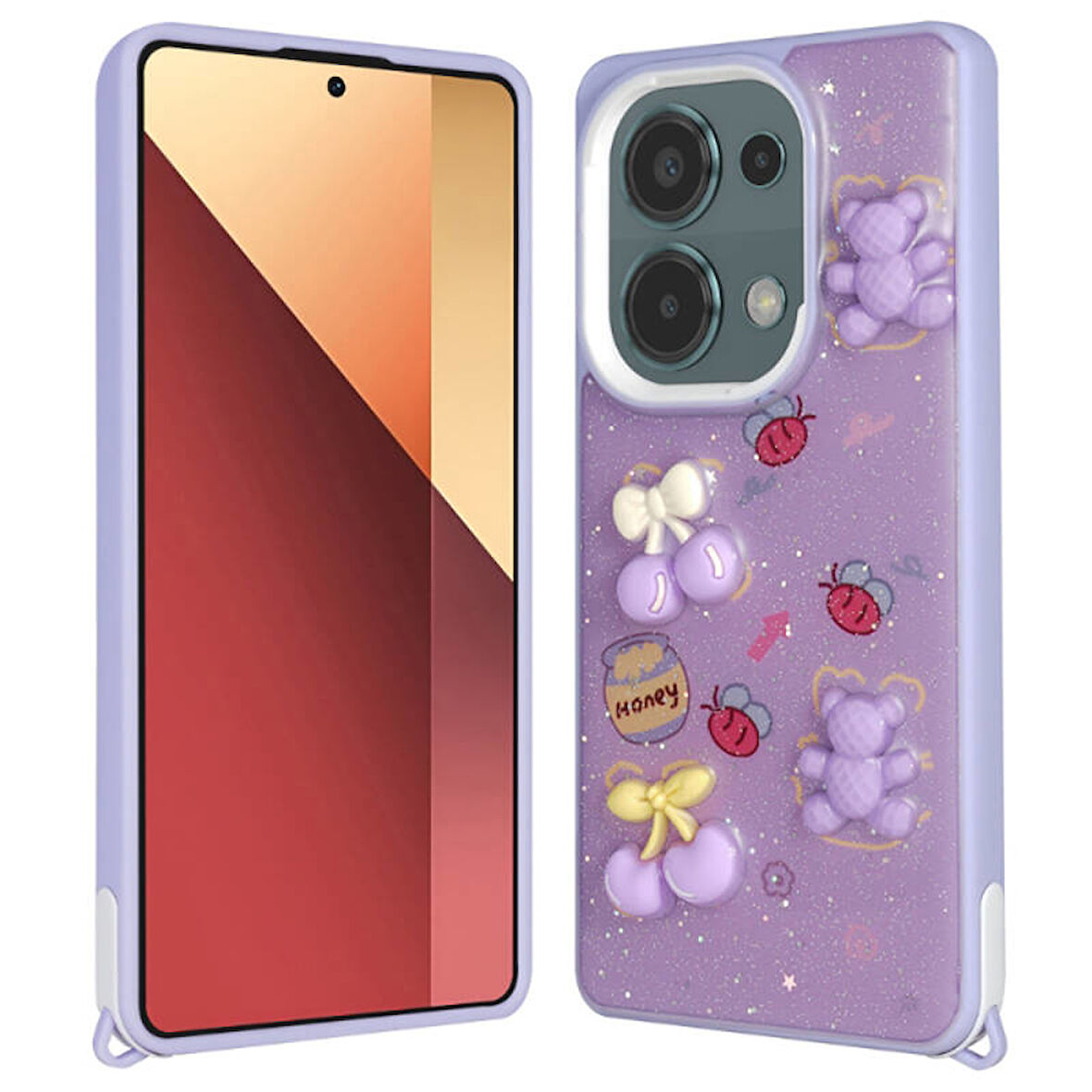 Redmi Note 13 Pro 4G Figürlü ve Desenli Şık Cevze Premium Kılıf