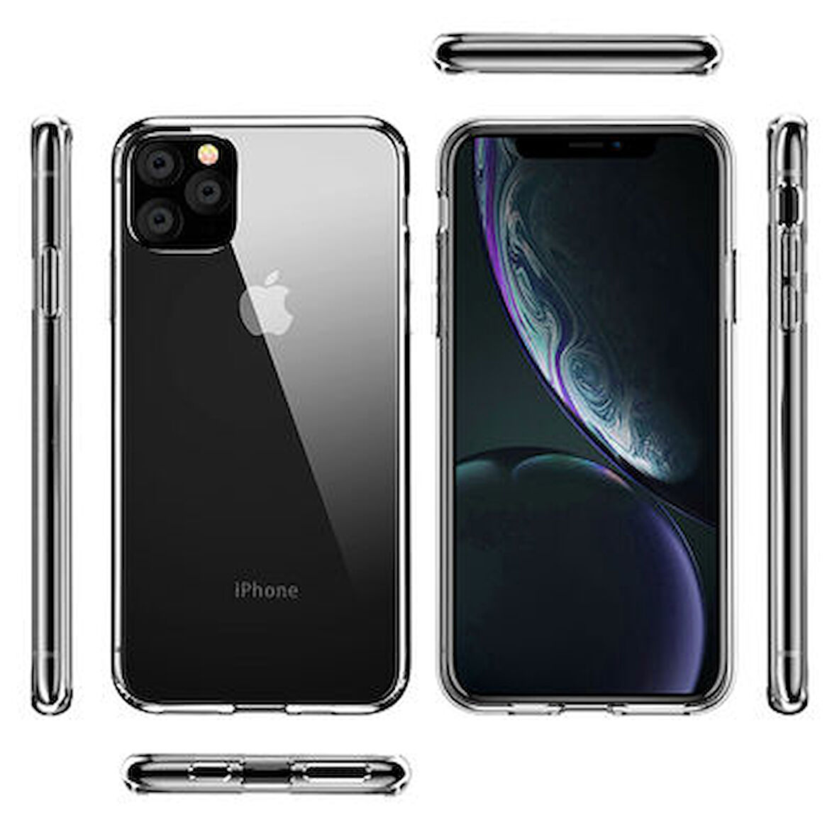 iPhone 14 Pro Max Kılıf Şeffaf Tasarımlı Droga Premium Kapak