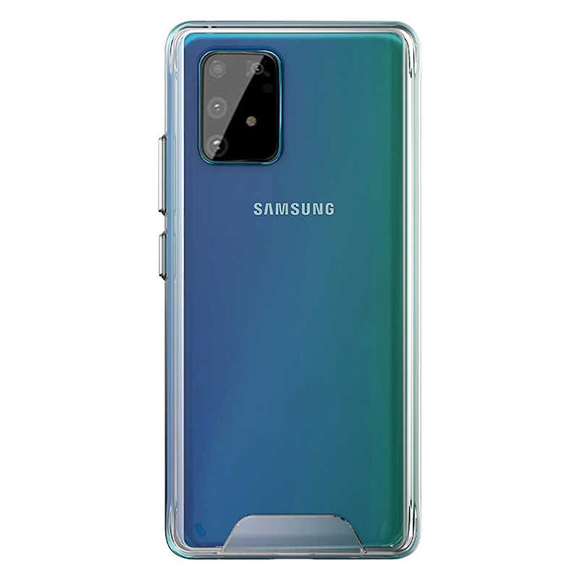 Gpack Samsung Galaxy S10 Lite Kılıf Gard Nitro Şeffaf SilikonNano Glass