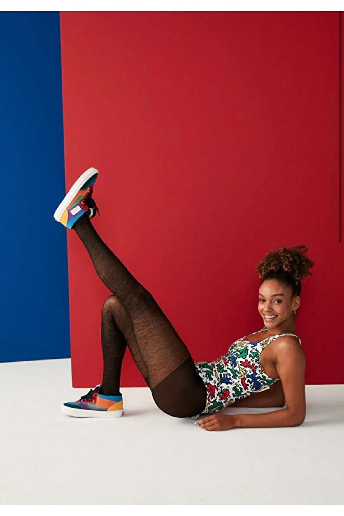 PentiSiyah Stil Külotlu Çorap