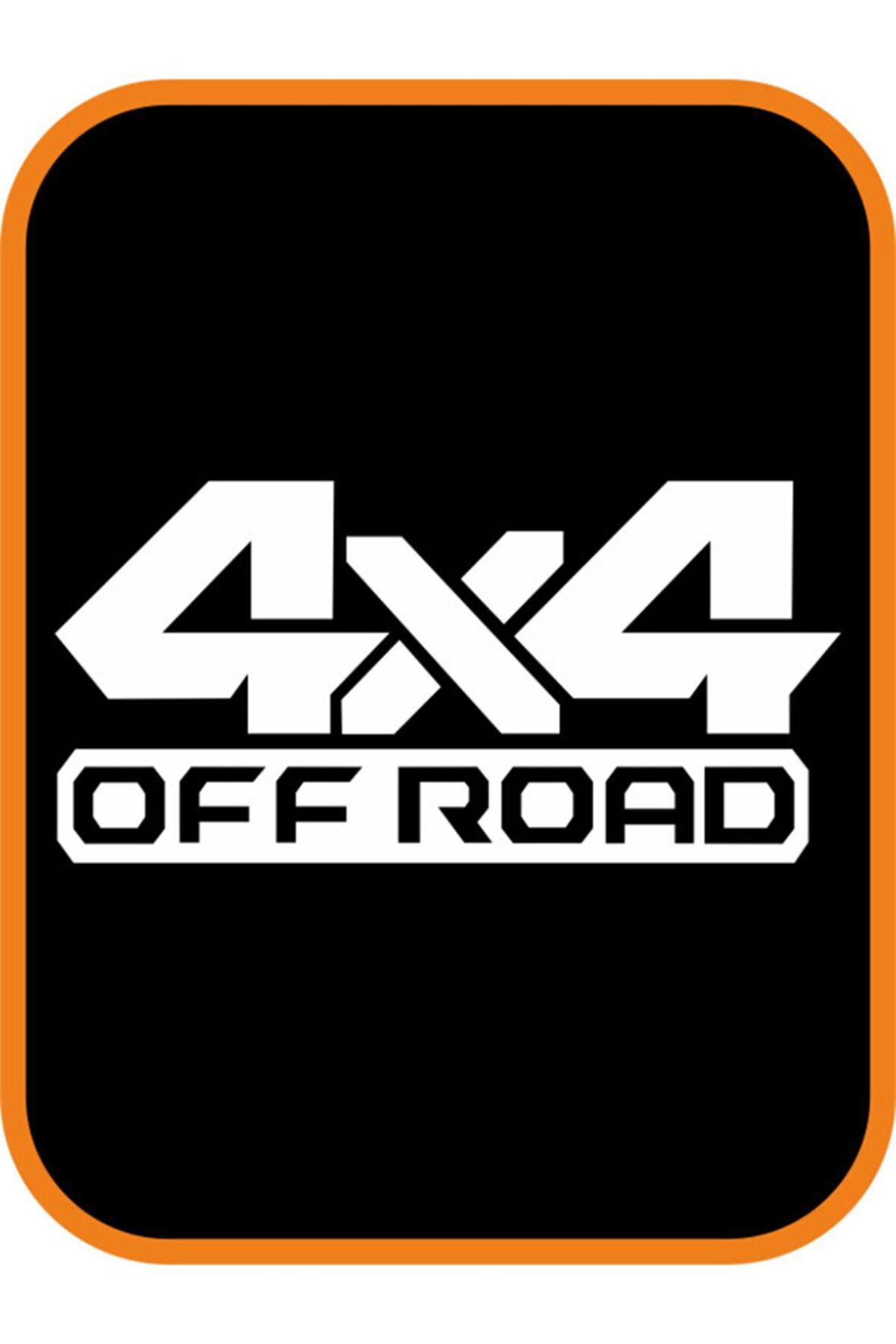 Off Road 4X4 Oto Sticker 2 Adet Büyük Boy Beyaz 20*10 Cm