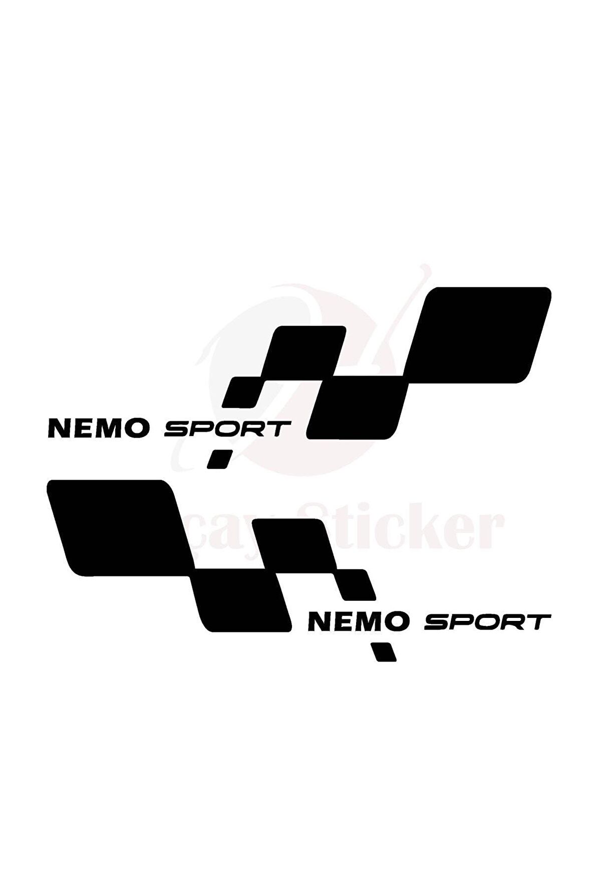 Citroen Nemo İçin Uyumlu Aksesuar Kapı Altı Oto Sticker Set Siyah Sağ-Sol 40*15 Cm