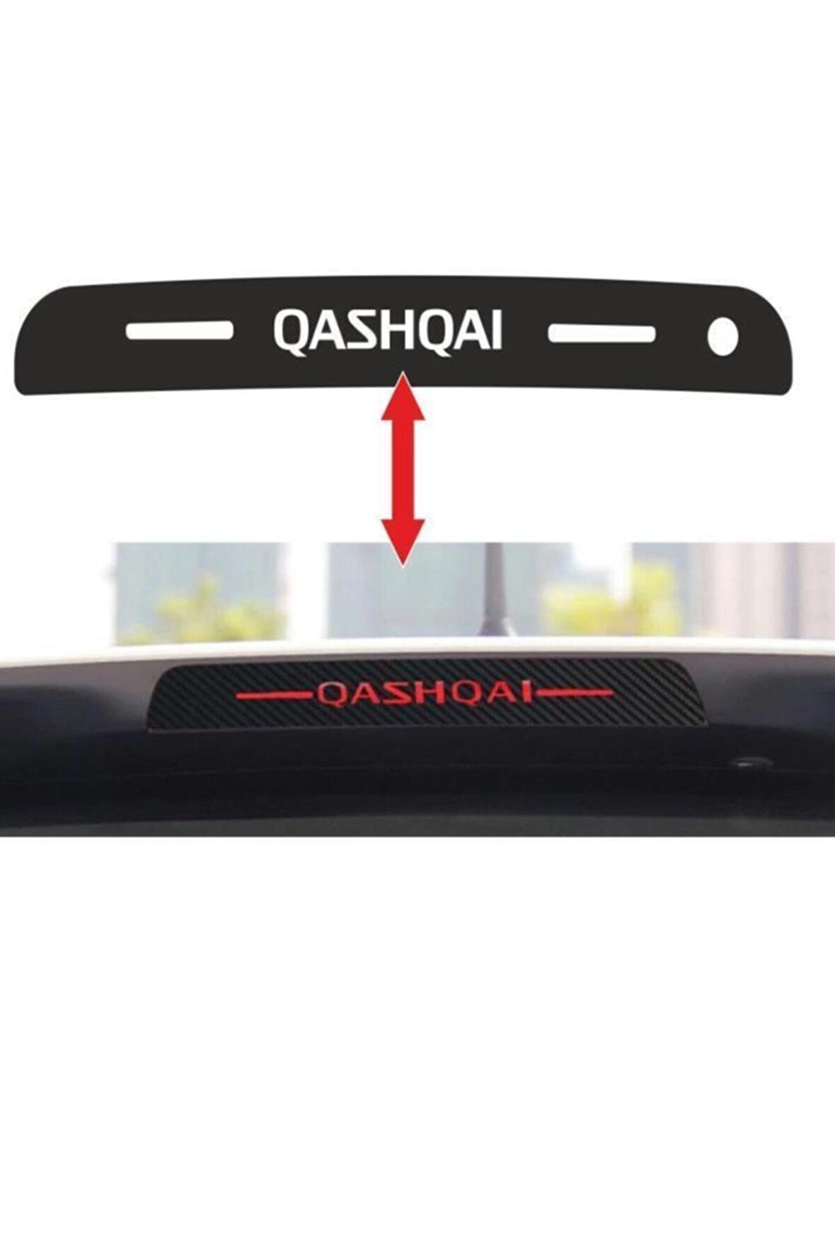 Nissan Qashqai İçin Uyumlu Aksesuar Arka Stop Lambası Sticker