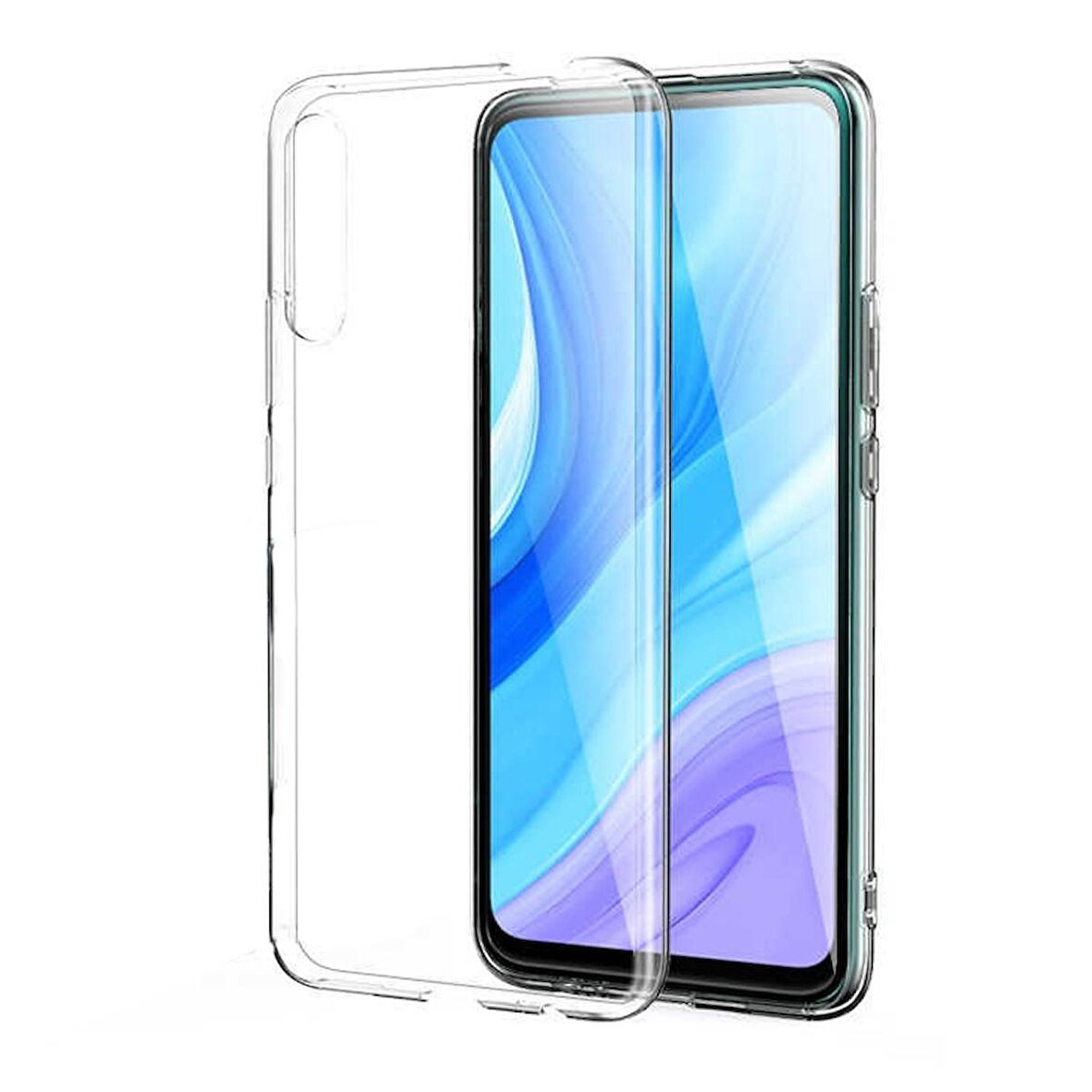 Gpack Huawei P Smart Pro 2019 Kılıf Süper Silikon Yumuşak Arka Koruma