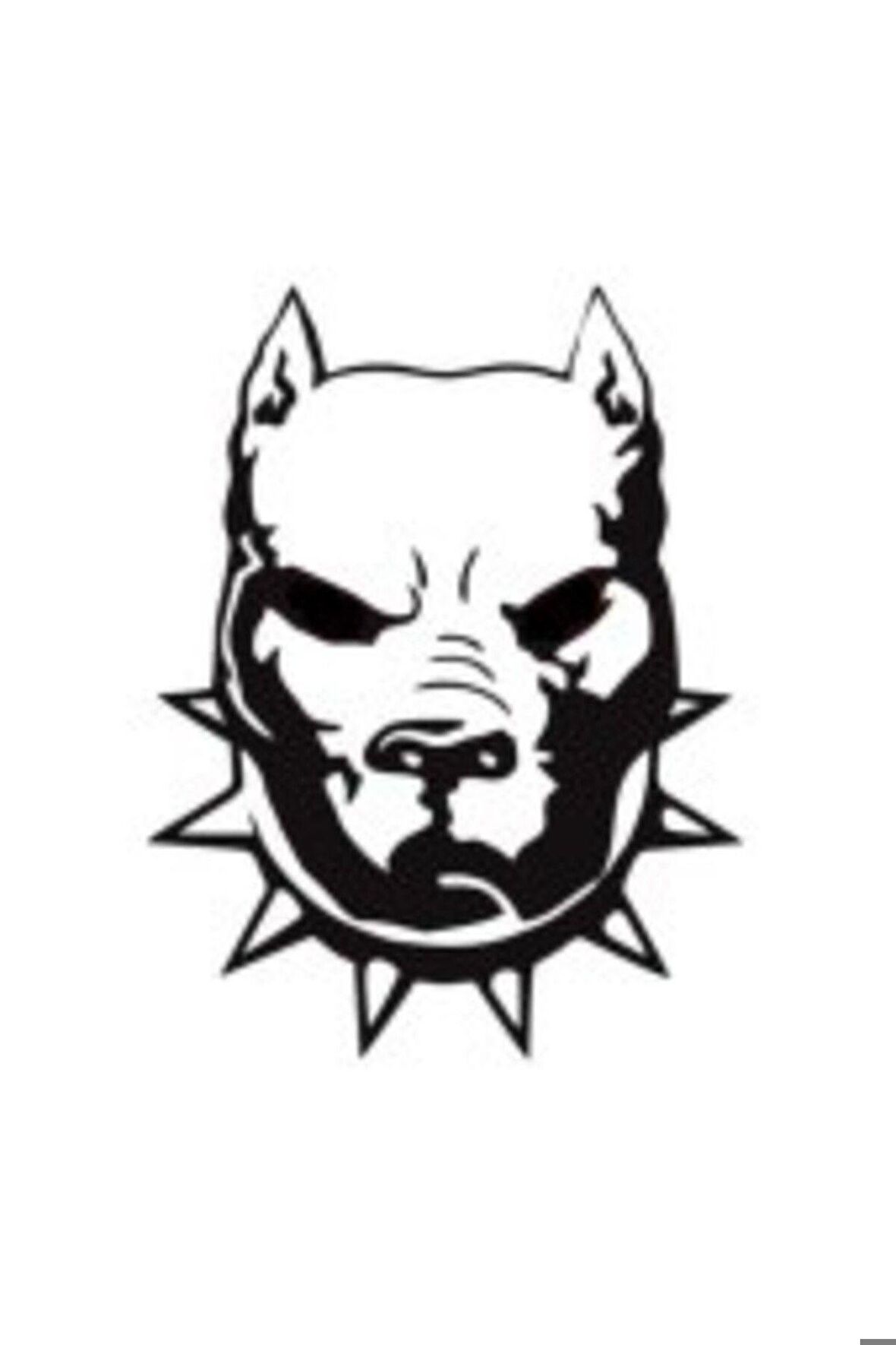 Pitbull Oto Motor Laptop Duvar Folyo Sticker 100 x 120 cm