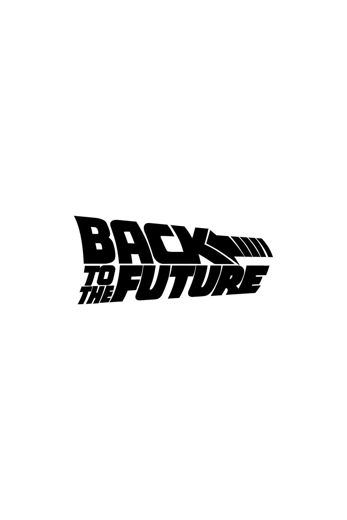 Back to The Future Sticker (Oto-Motor-Laptop-Duvar-Dekor) 30 x 12 cm