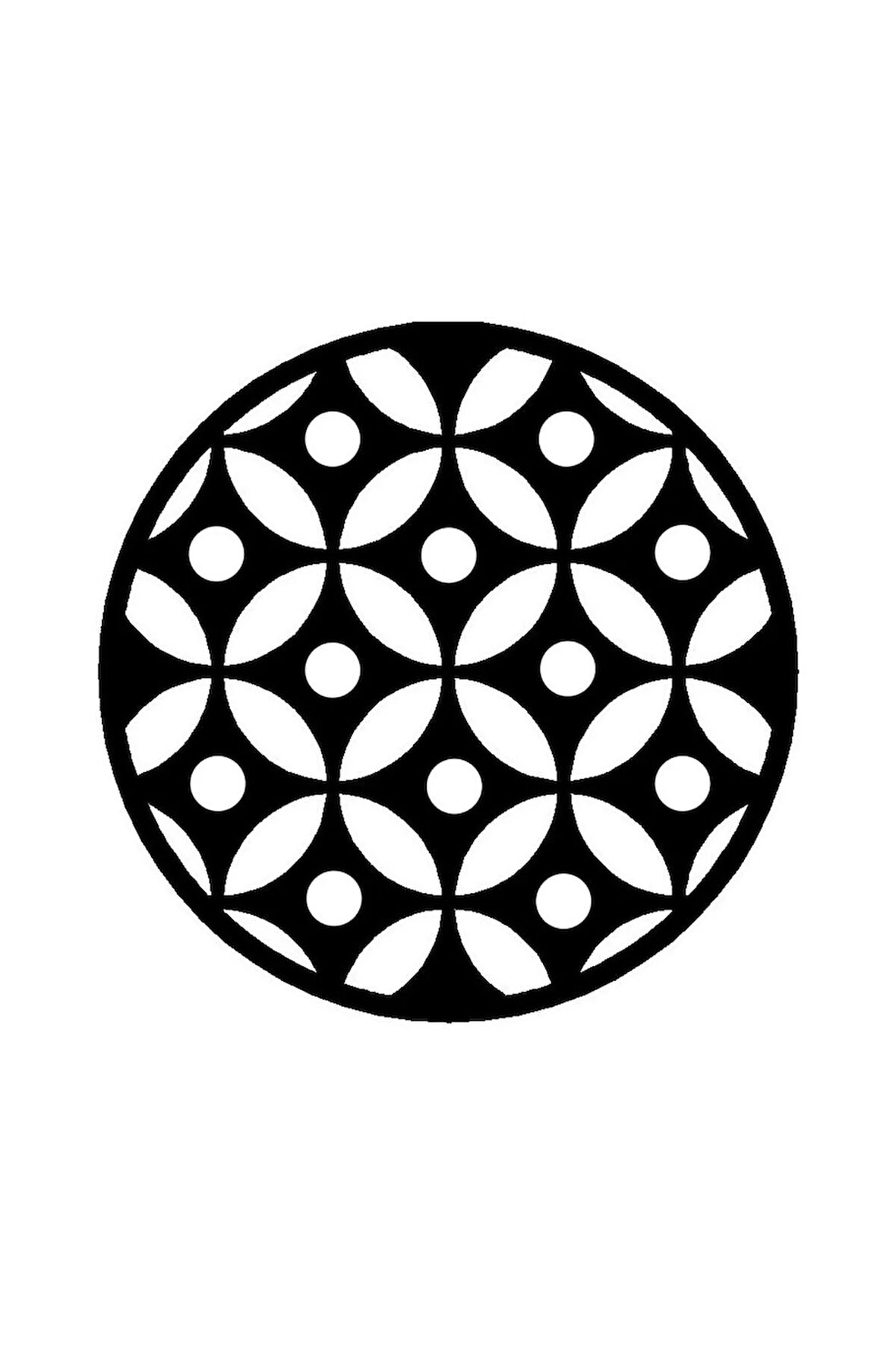 Çiçek Deseni (Oto-Motor-Laptop-Duvar-Dekor) Tip 20 30 x 30 Cm