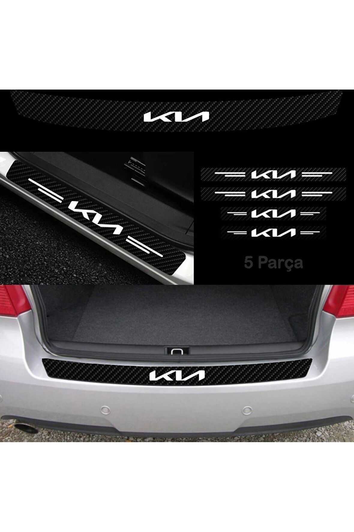 Kia Xceed Bağaj Ve Kapı Eşiği Karbon Sticker (set)