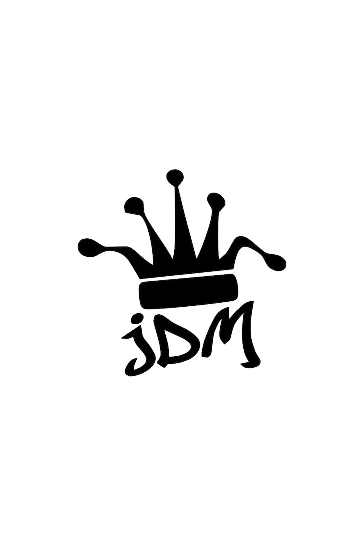 JDM Amblem yapışkan arma Araç&motor&dekor 20 x 20 cm