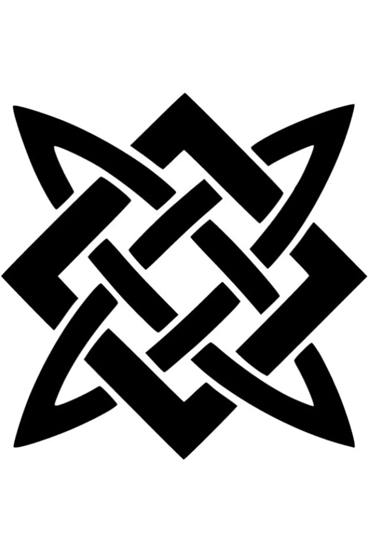 Tribal Şekil Sticker 20 x 20 cm