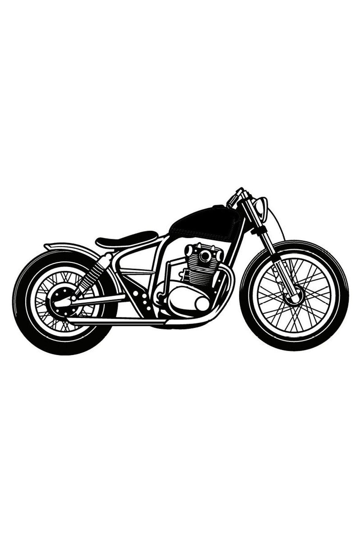 Klasik Motosikletler Tip 9 40x20 Cm