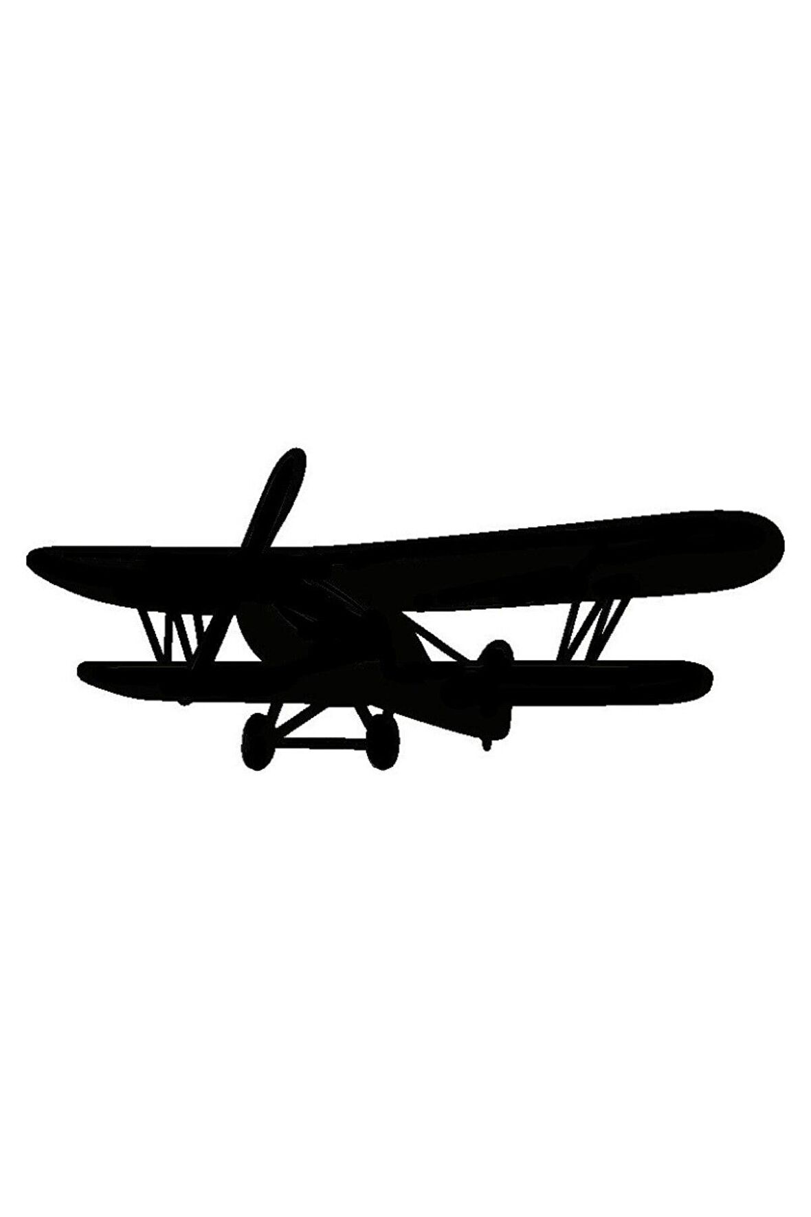 Pervaneli Uçaklar Oto Motor Laptop Duvar Folyo Sticker (Tip 7) 10x4 Cm