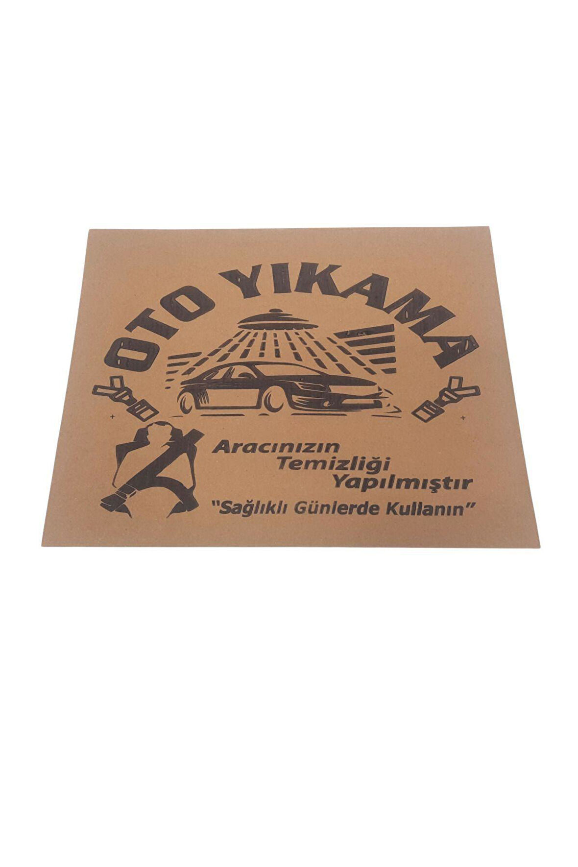 Oto Kağıt Paspas Kraft, Dayanıklı Oto Yıkama Kağıt Paspas 135 Gram 500 Adet