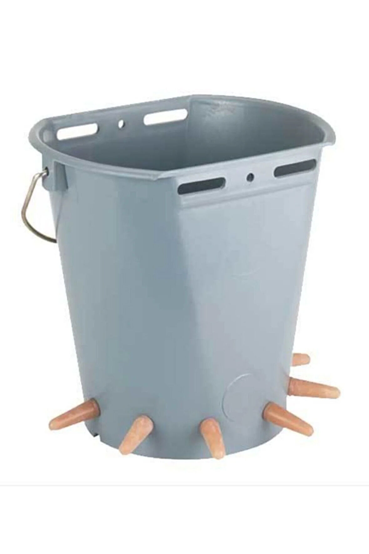 Kuzu Ve Oğlak Süt Emzirme Kovası 10 Lt (6 Emzikli)