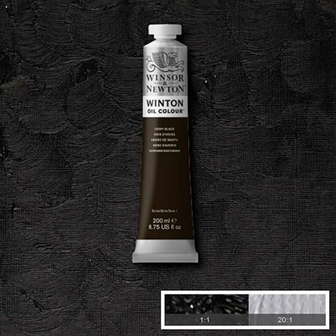 Winsor&Newton Winton Yağlı Boya 200 ml No:24 Ivory Black