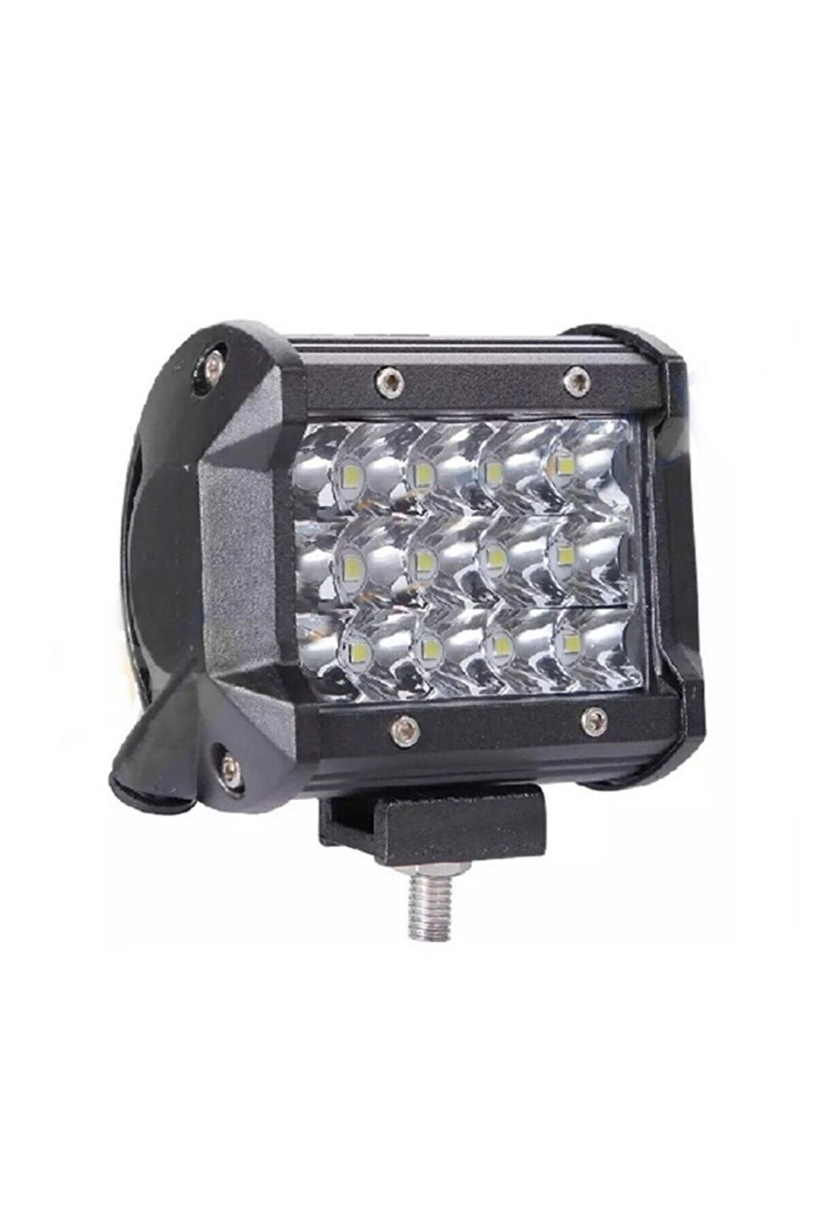 Off Road Led Lamba Delici Beyaz Kare Sis Farı Projektör 36w 12 Led Metal Çalışma Lambası 1 Adet