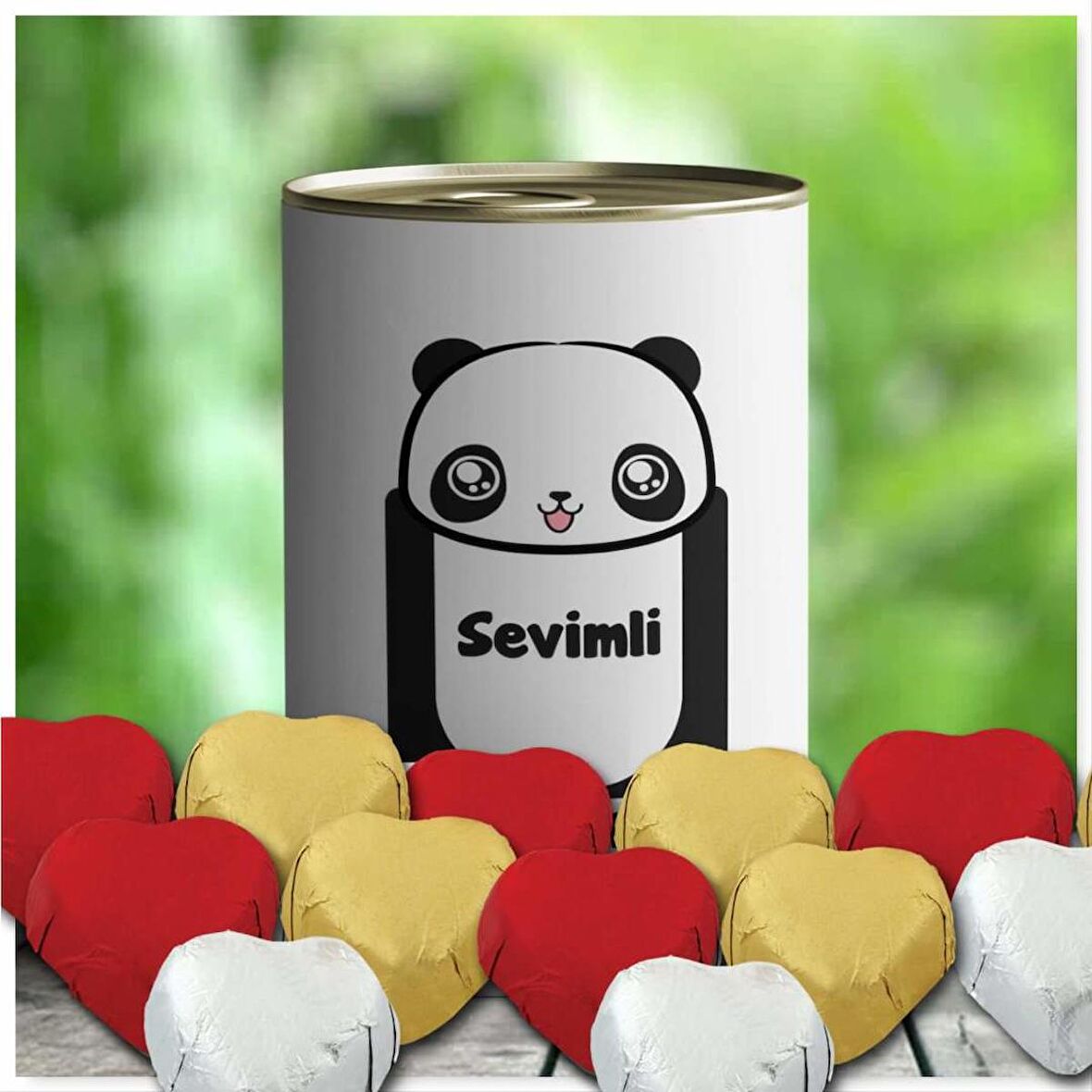 Sevimli Panda Tasarımlı Mabel Çikolata Konservesi -32
