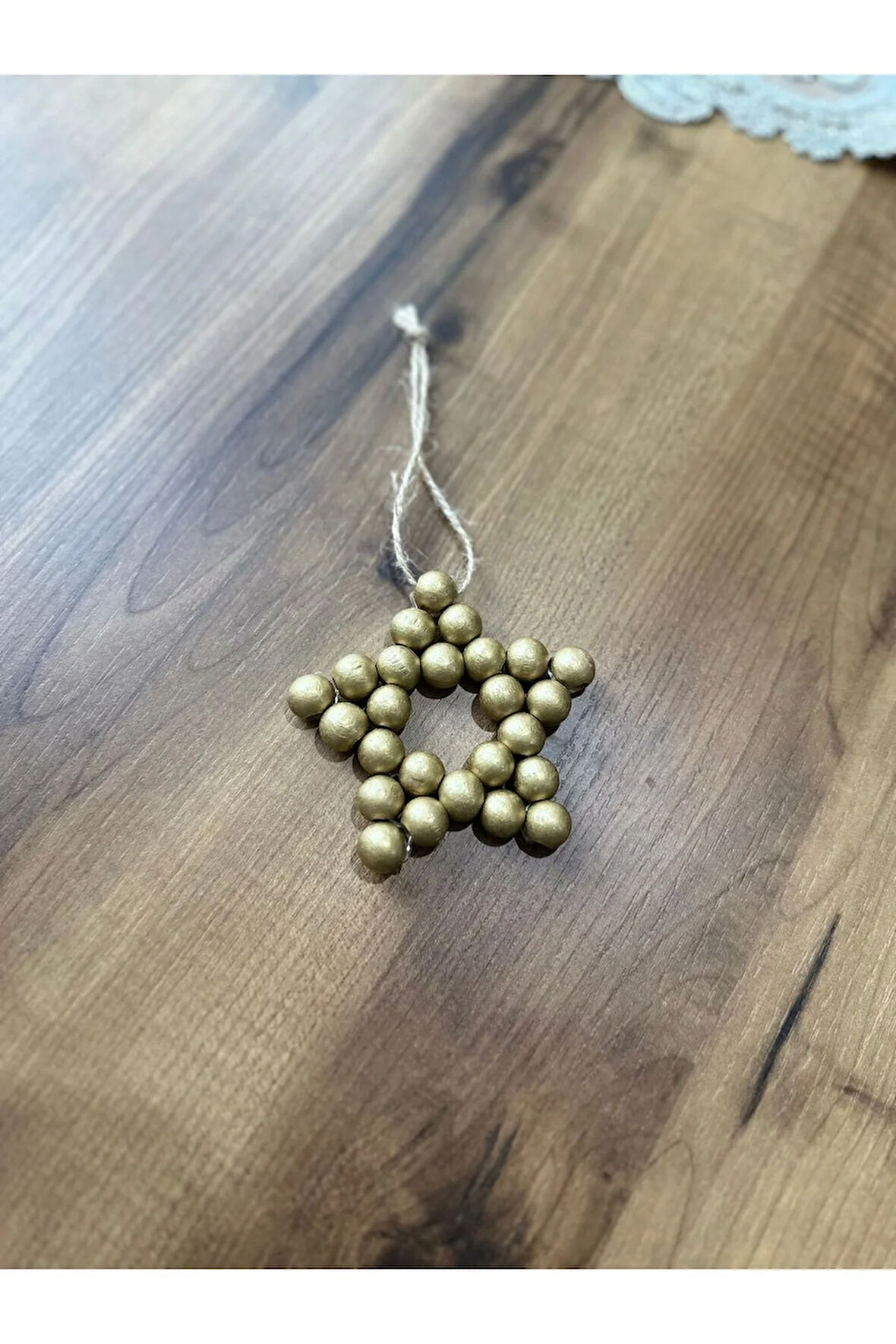 Dekoratif ahşap boncuk yıldız tek parça kapı duvar ,bebek odası ,dolap mutfak  süsü hediyelik