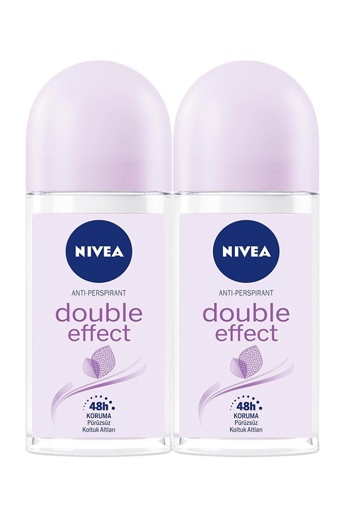 Nivea Kadın Roll On Deodorant Double Effect 48 Saat Koruma 50mlx2