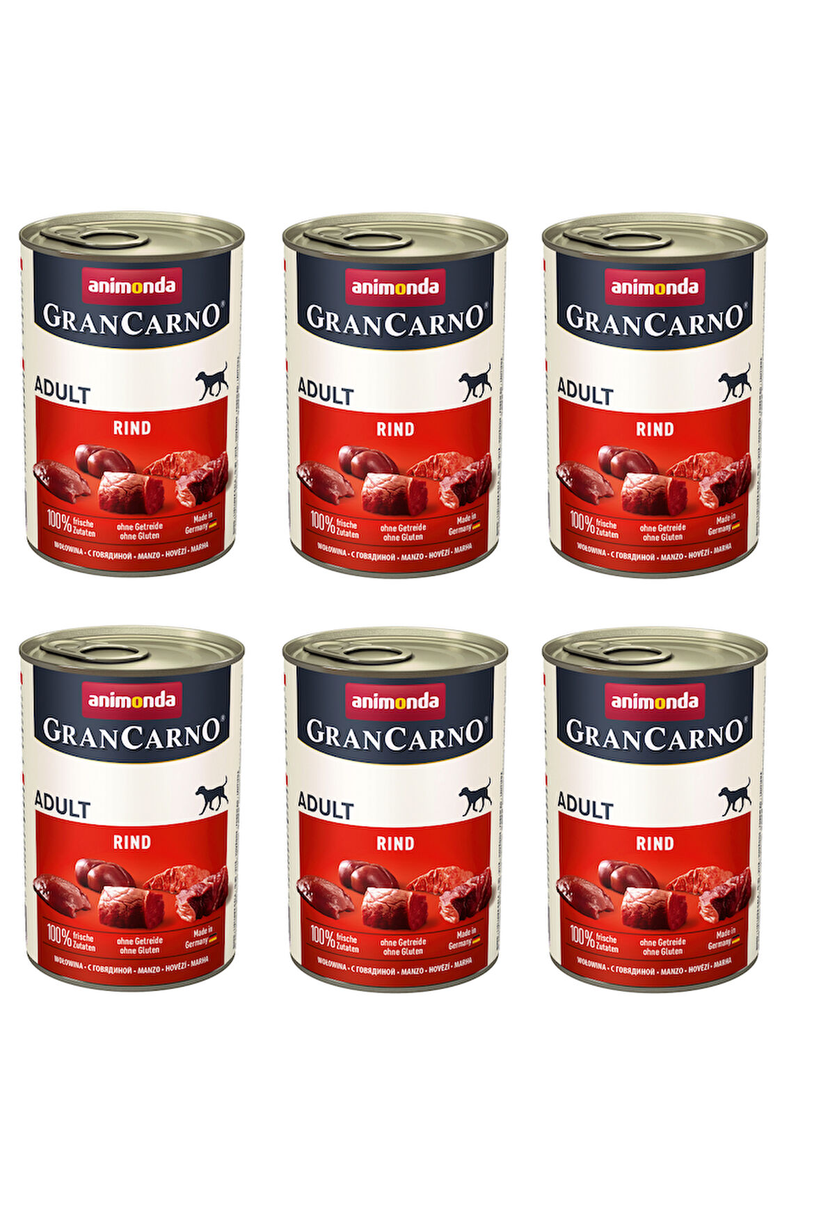 Animonda Gran Carno Sığır Etli Köpek Konserve 400 Gr. X 6 Adet