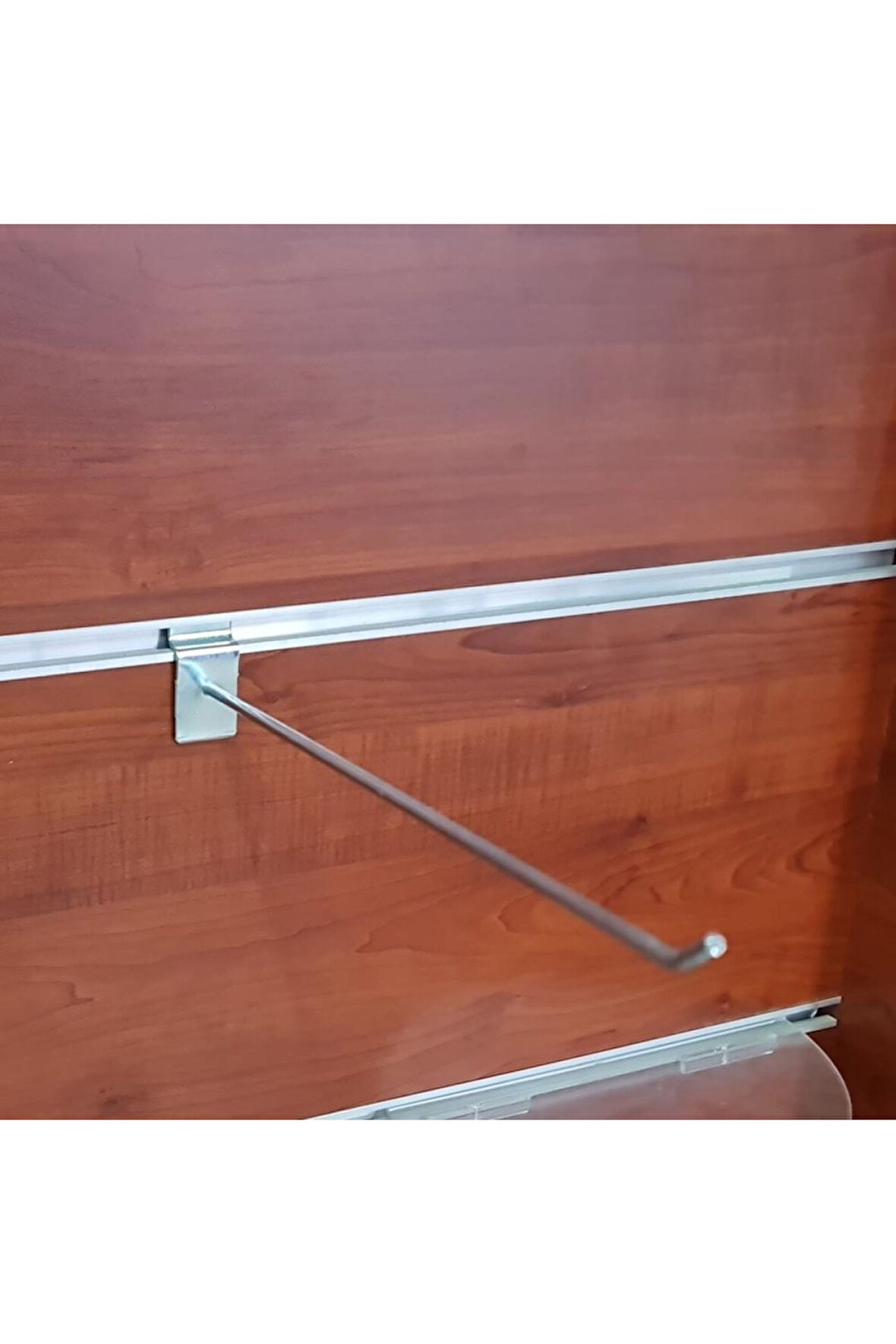 Kanallı Pano Kancası Askı Kancası 25 Cm Gümüş 500 Adet