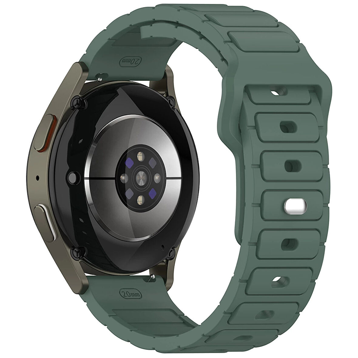 Samsung Galaxy Watch 46mm Lopard Krd-132 22mm Silikon Kordon Strap Kayış