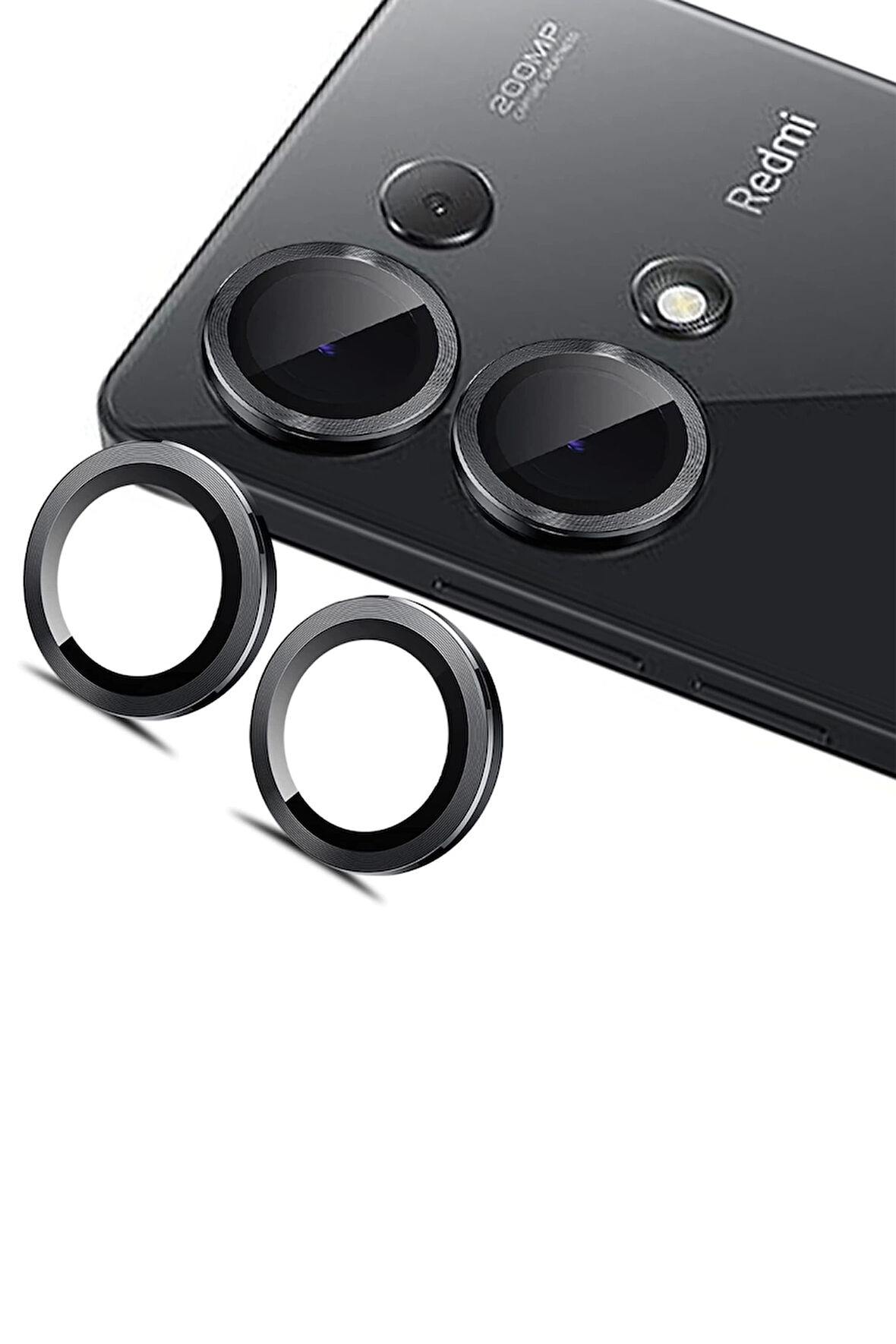 Xiaomi Redmi 13 4g Kamera Koruyucu Temperli Cam Parlak Lens Koruma Eko CL-07 Zore