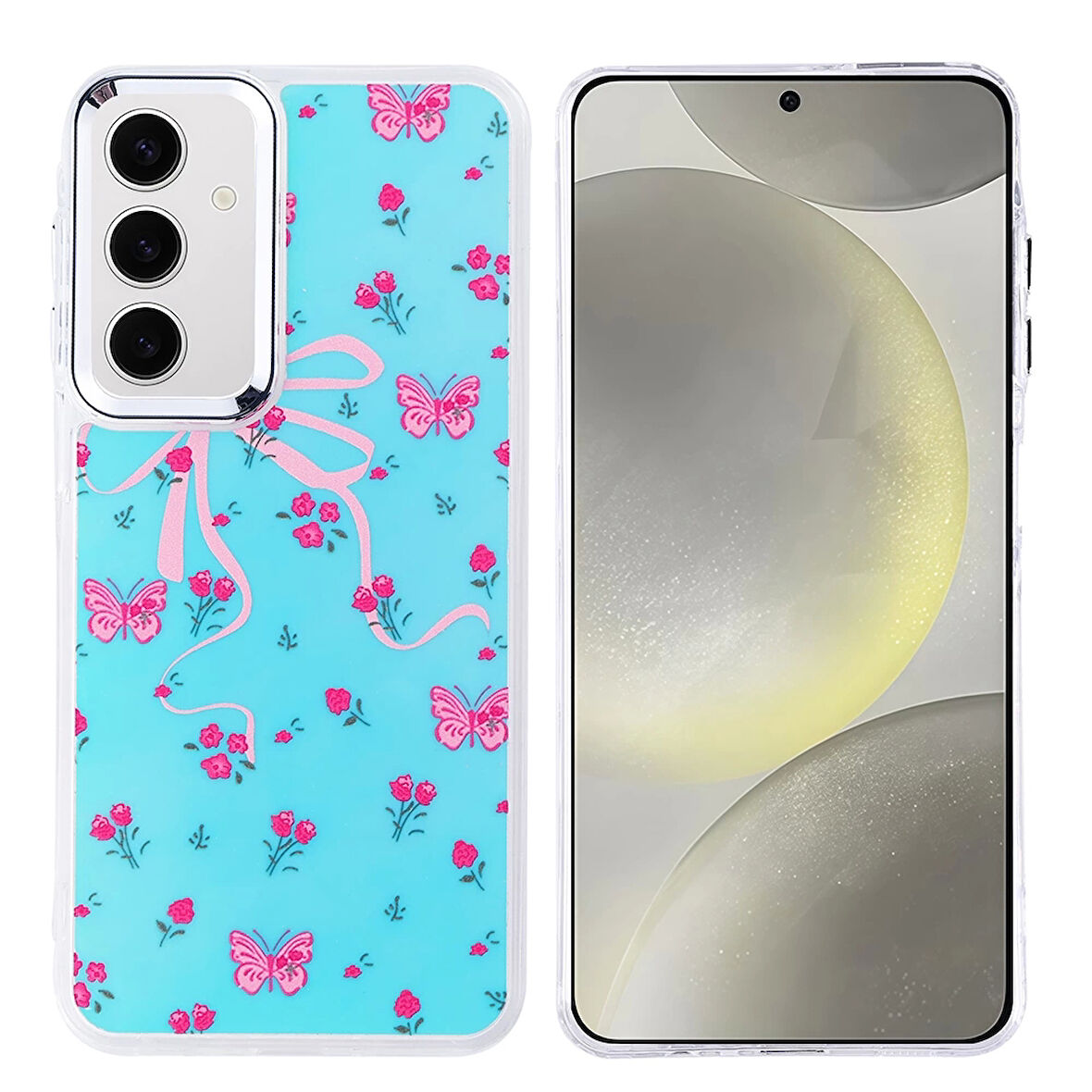 Samsung Galaxy S24 Fe Kılıf Airbag Tasarımlı Lopard Hadra Kapak