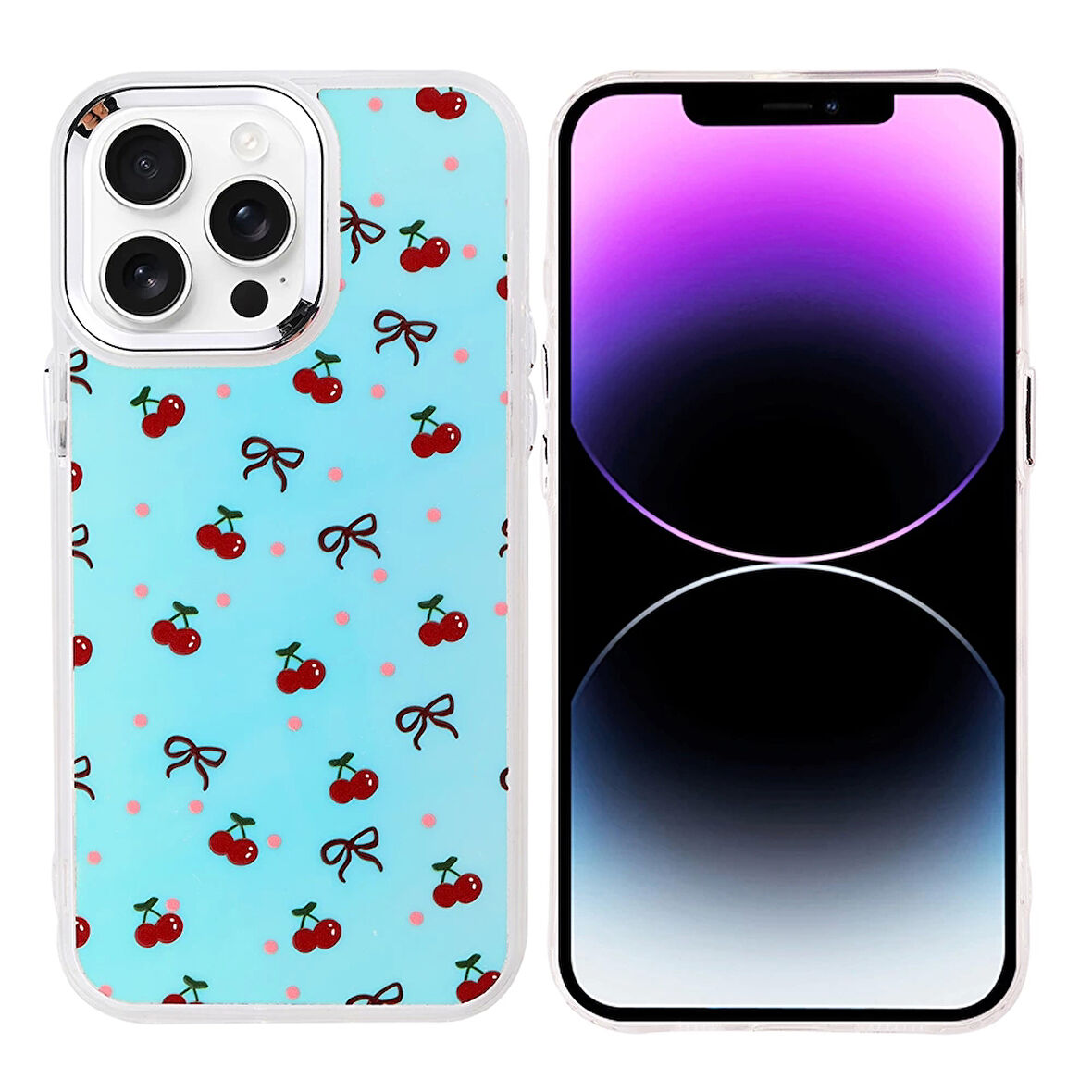 Apple İphone 14 Pro Max Kılıf Airbag Tasarımlı Lopard Hadra Kapak