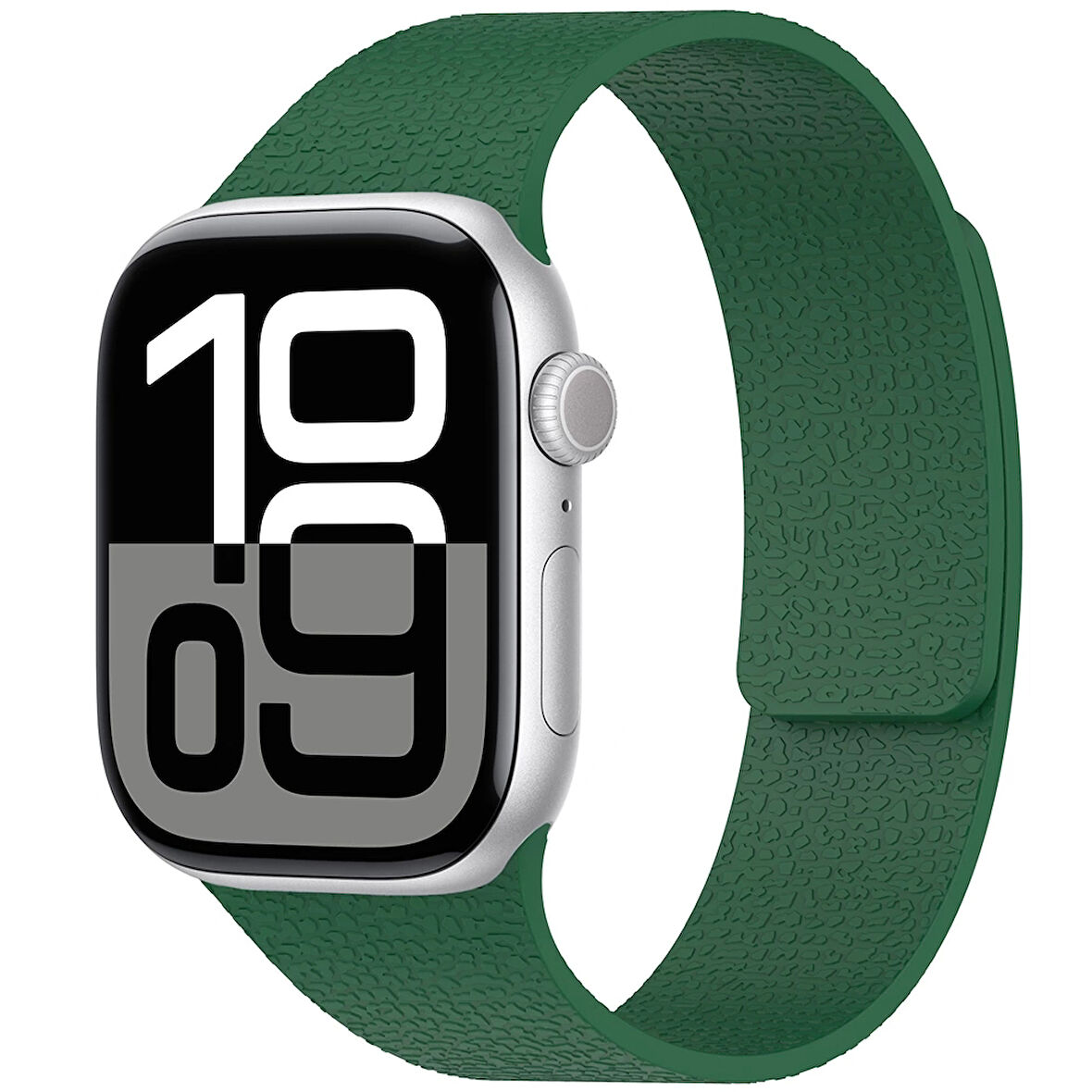 Apple Watch 7 45mm Lopard Krd-136 Kabartma Desenli Silikon Kordon