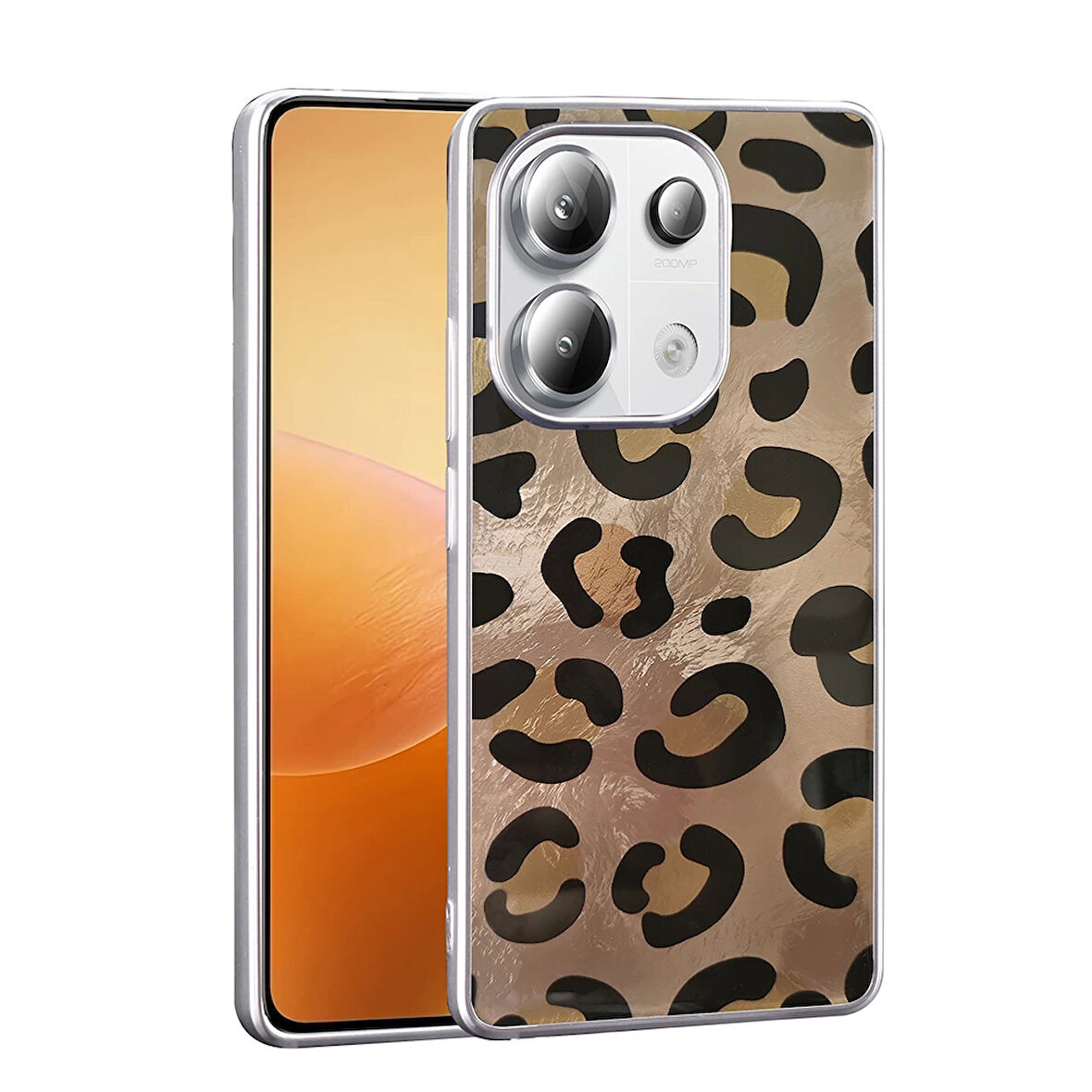 Xiaomi Redmi Note 13 Pro 4g Kılıf Desenli Lopard Mep Kapak