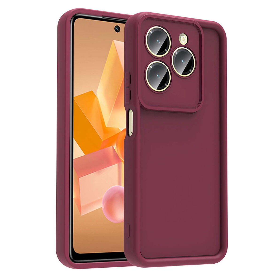 İnfinix Hot 40 Kılıf Kamera Korumalı Lopard Ananas Kapak