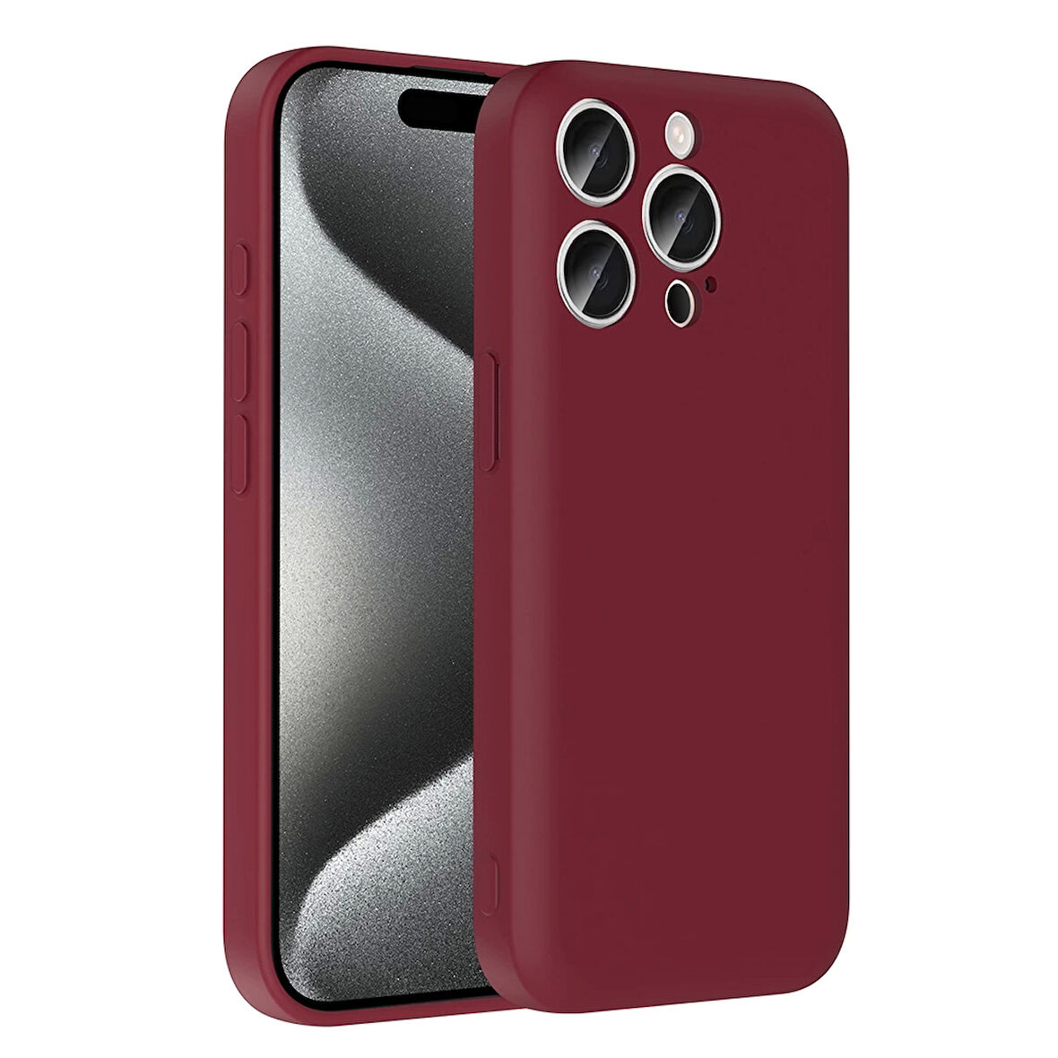 Apple İphone 15 Pro Max Kılıf Kamera Korumalı Kartlık Hazneli Lopard Vitra Kapak