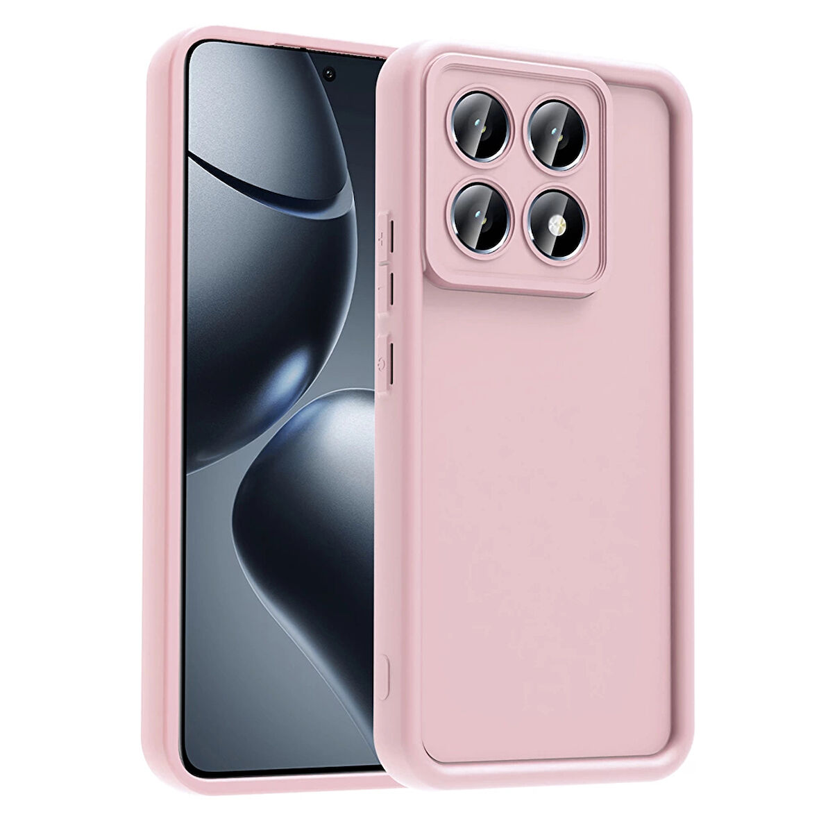 Xiaomi 14t Kılıf Kamera Korumalı Lopard Ananas Kapak