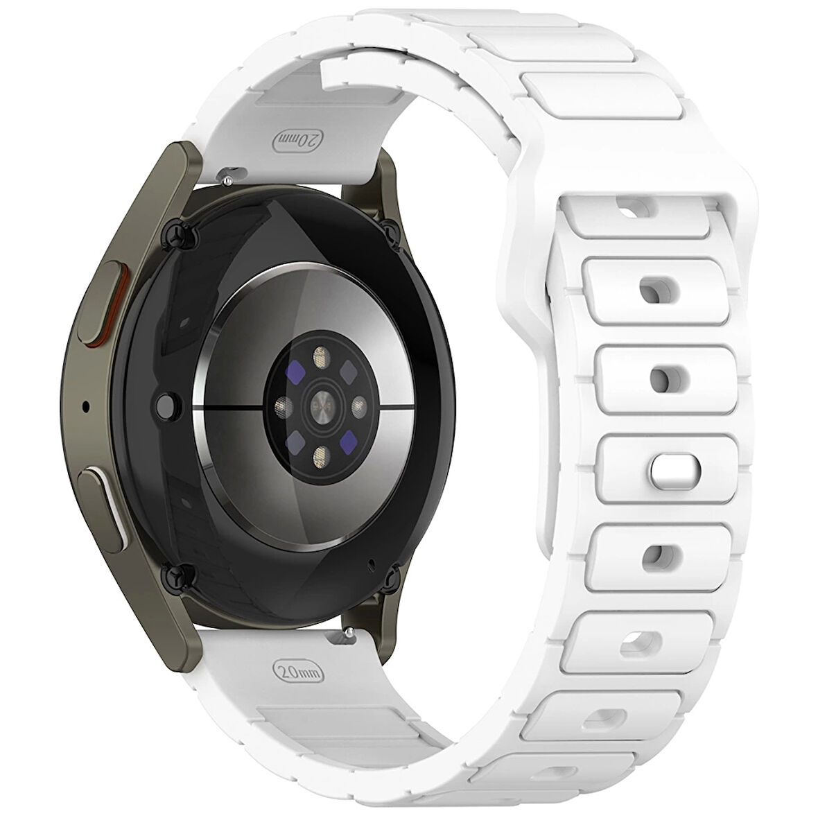 Gear S3 Lopard Krd-132 22mm Silikon Kordon Strap Kayış