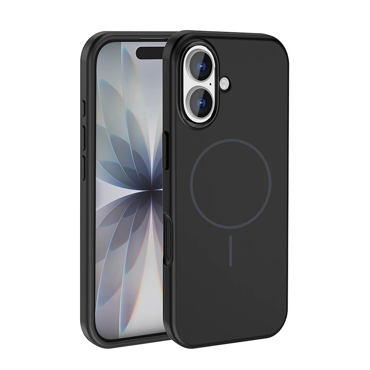 Apple İphone 17 Kılıf M-safe Şarj Özellikli Metal Kamera Çerçeveli Lopard Edi Silikon Kapak