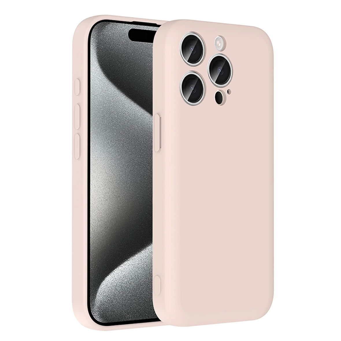 Apple İphone 15 Pro Max Kılıf Kamera Korumalı Kartlık Hazneli Lopard Vitra Kapak