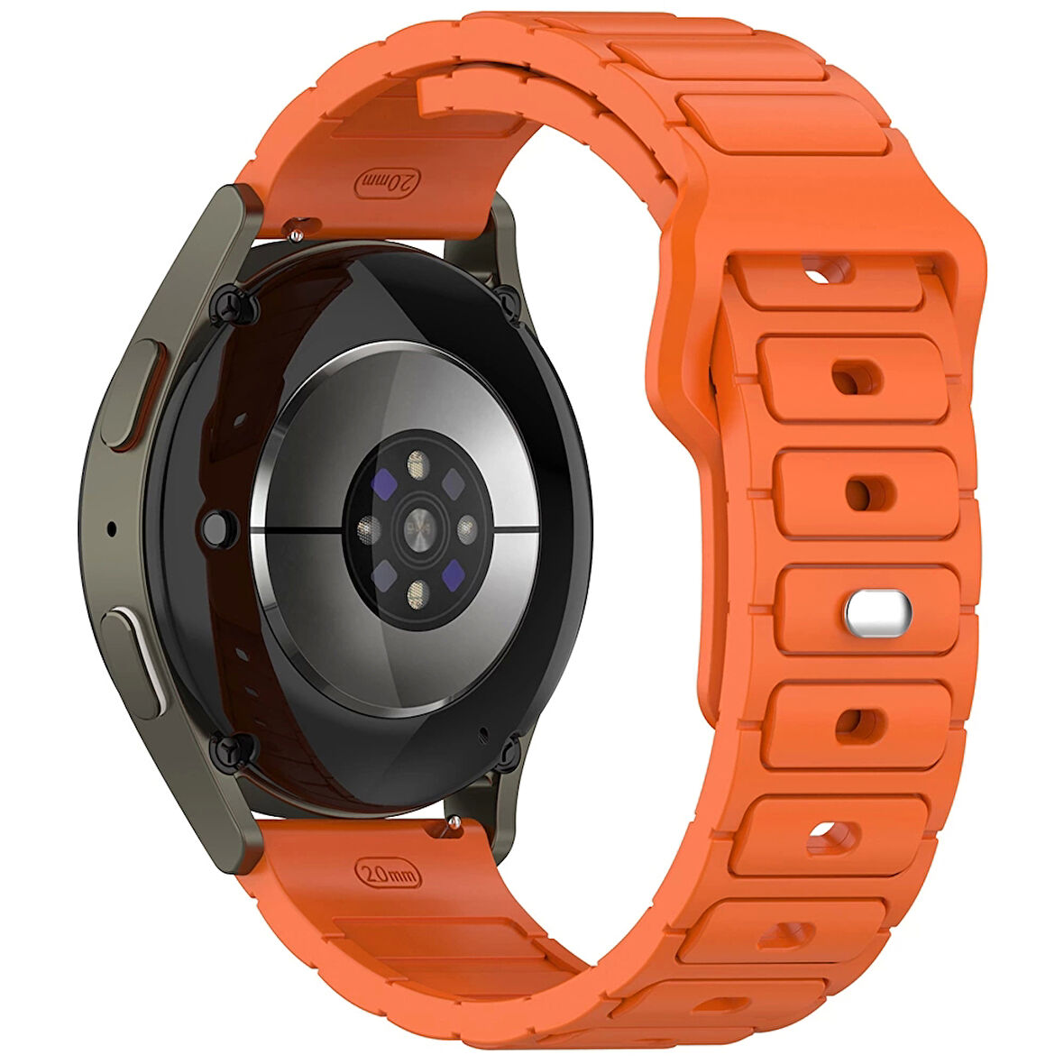 Samsung Galaxy Watch 46mm Lopard Krd-132 22mm Silikon Kordon Strap Kayış