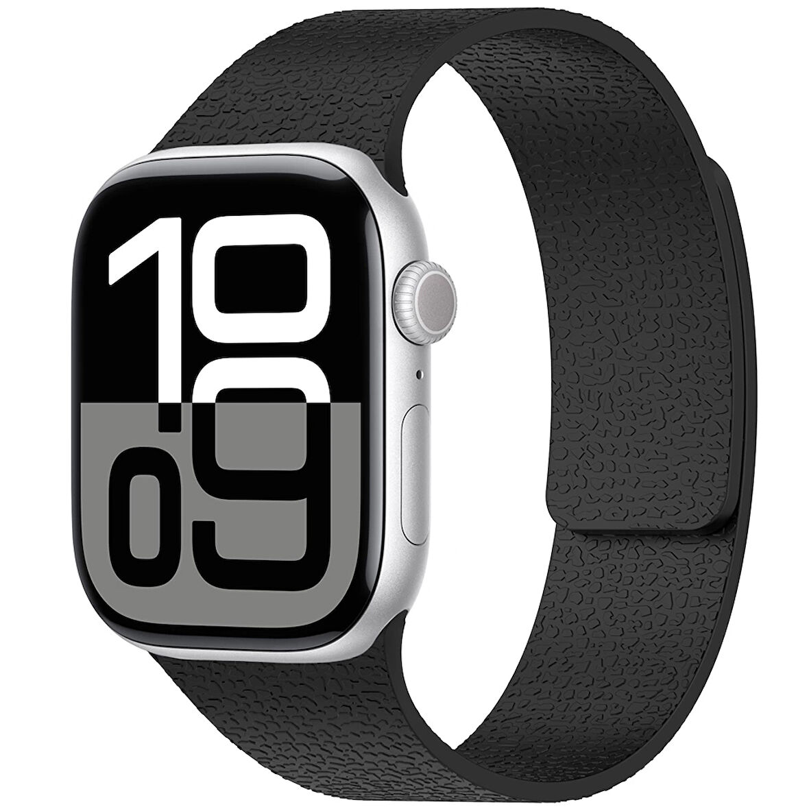 Apple Watch 42mm Lopard Krd-136 Kabartma Desenli Silikon Kordon