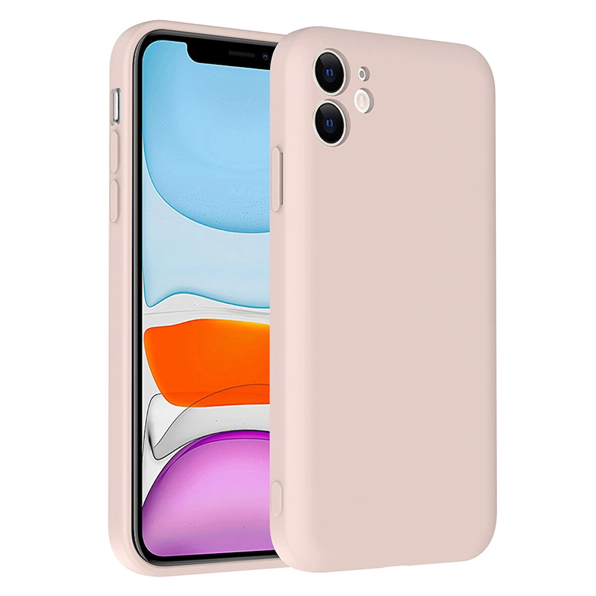 Apple İphone 11 Kılıf Kamera Korumalı Kartlık Hazneli Lopard Vitra Kapak