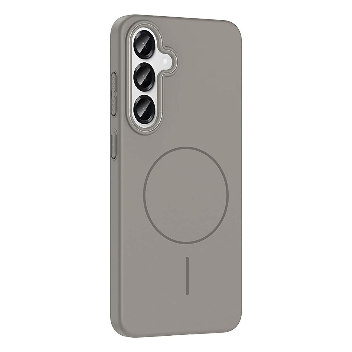 Samsung Galaxy S24 Kılıf Magsafe Şarj Özellikli Lopard Ruby Silikon Kapak