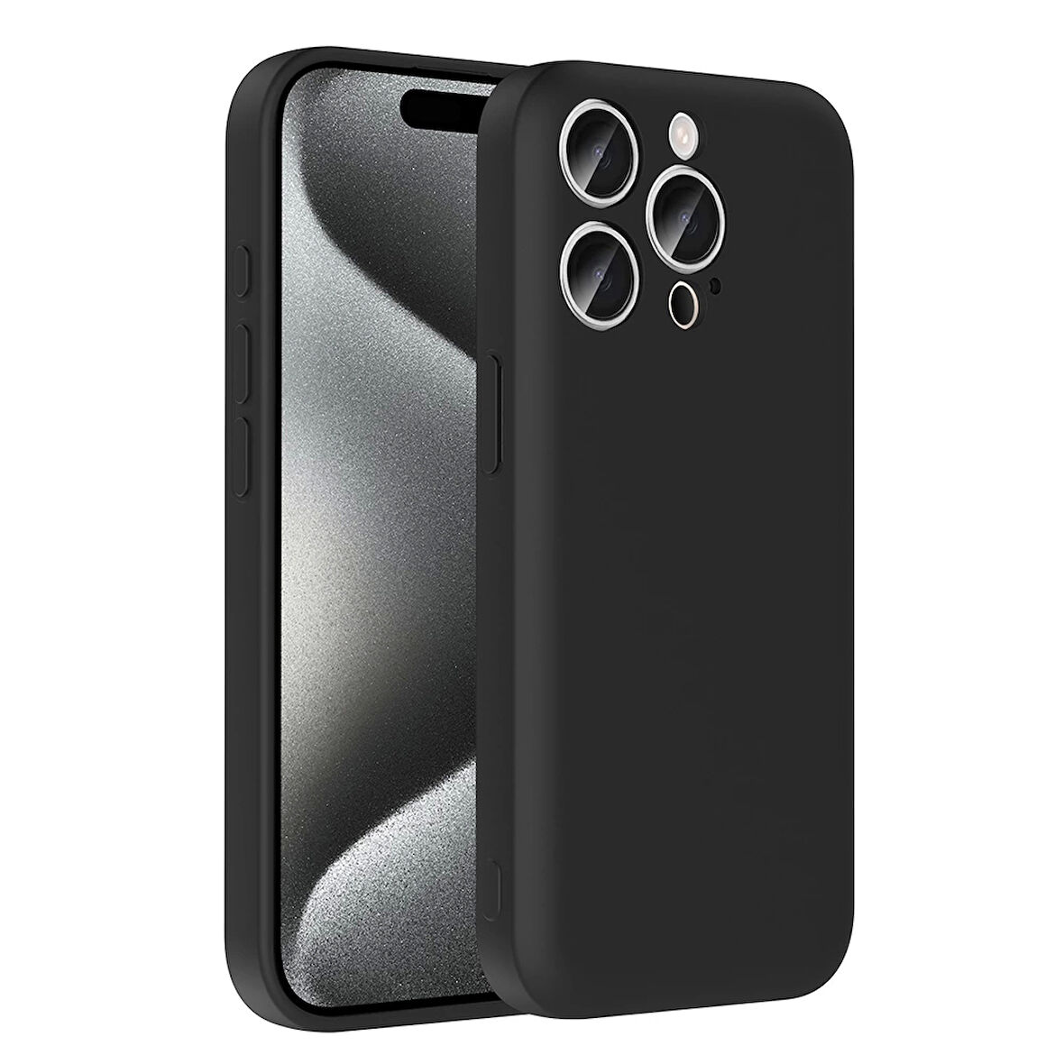 Apple İphone 15 Pro Max Kılıf Kamera Korumalı Kartlık Hazneli Lopard Vitra Kapak