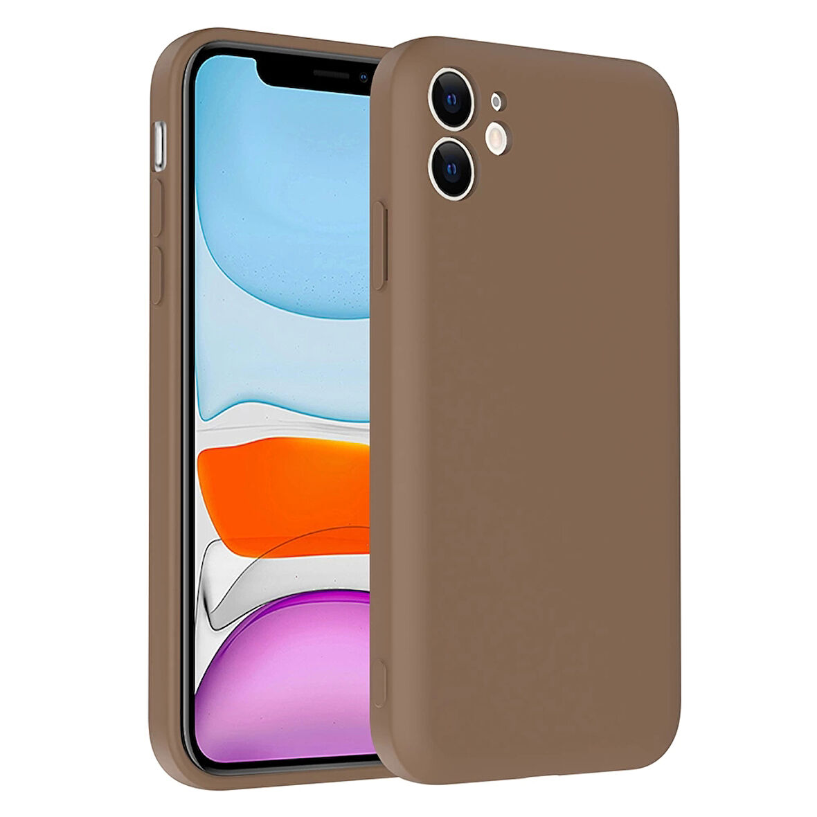 Apple İphone 11 Kılıf Kamera Korumalı Kartlık Hazneli Lopard Vitra Kapak