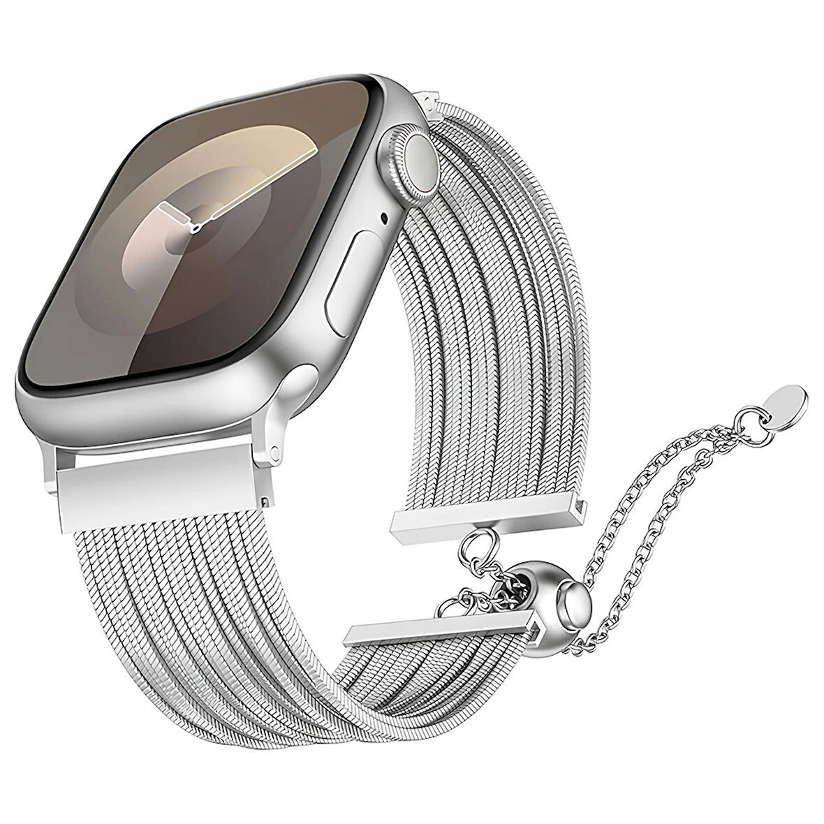 Apple Watch 40mm Lopard Krd-137 Metal Hasır Kordon