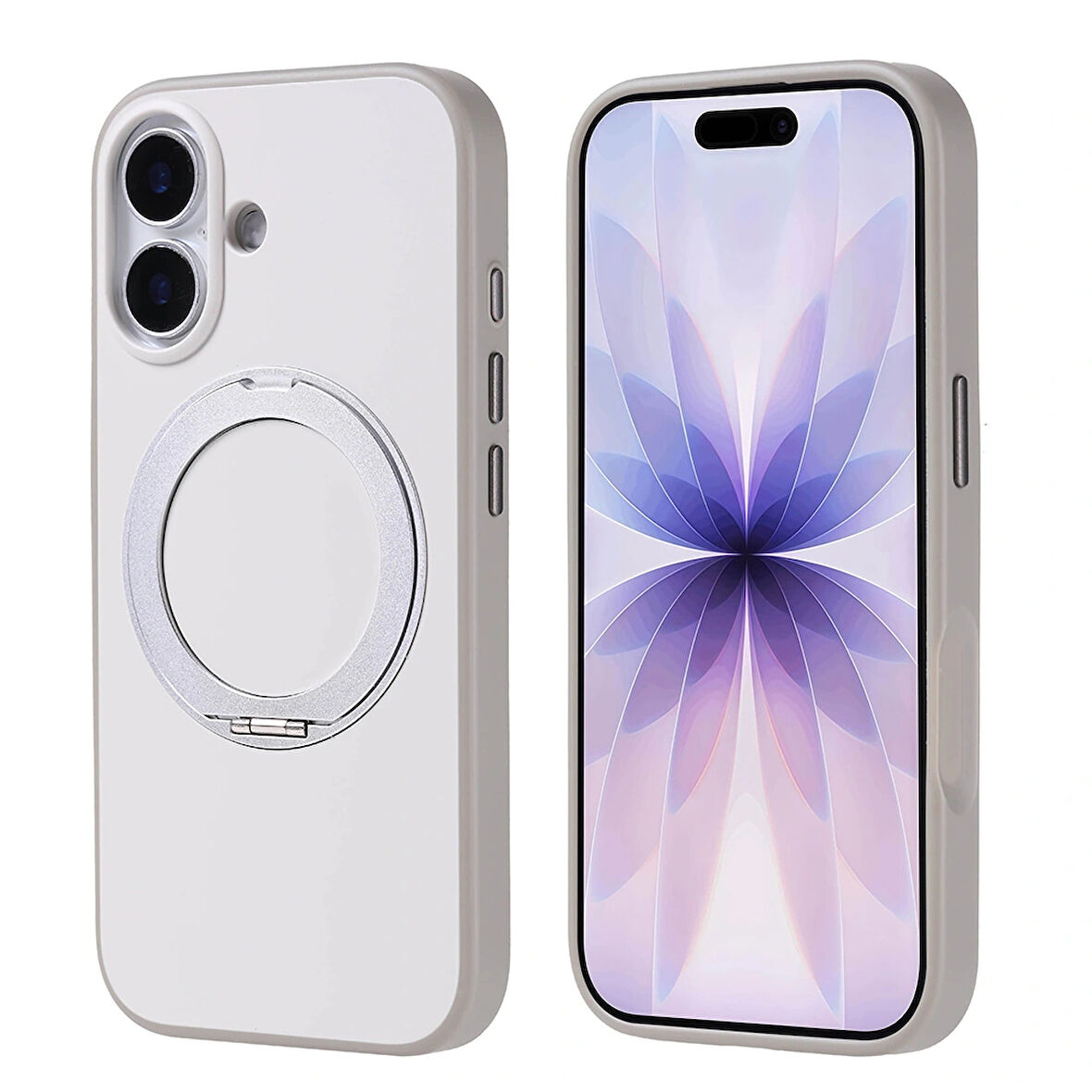 Apple İphone 17 Kılıf M-safe Şarj Özellikli Standlı Lopard Proton Silikon Kapak