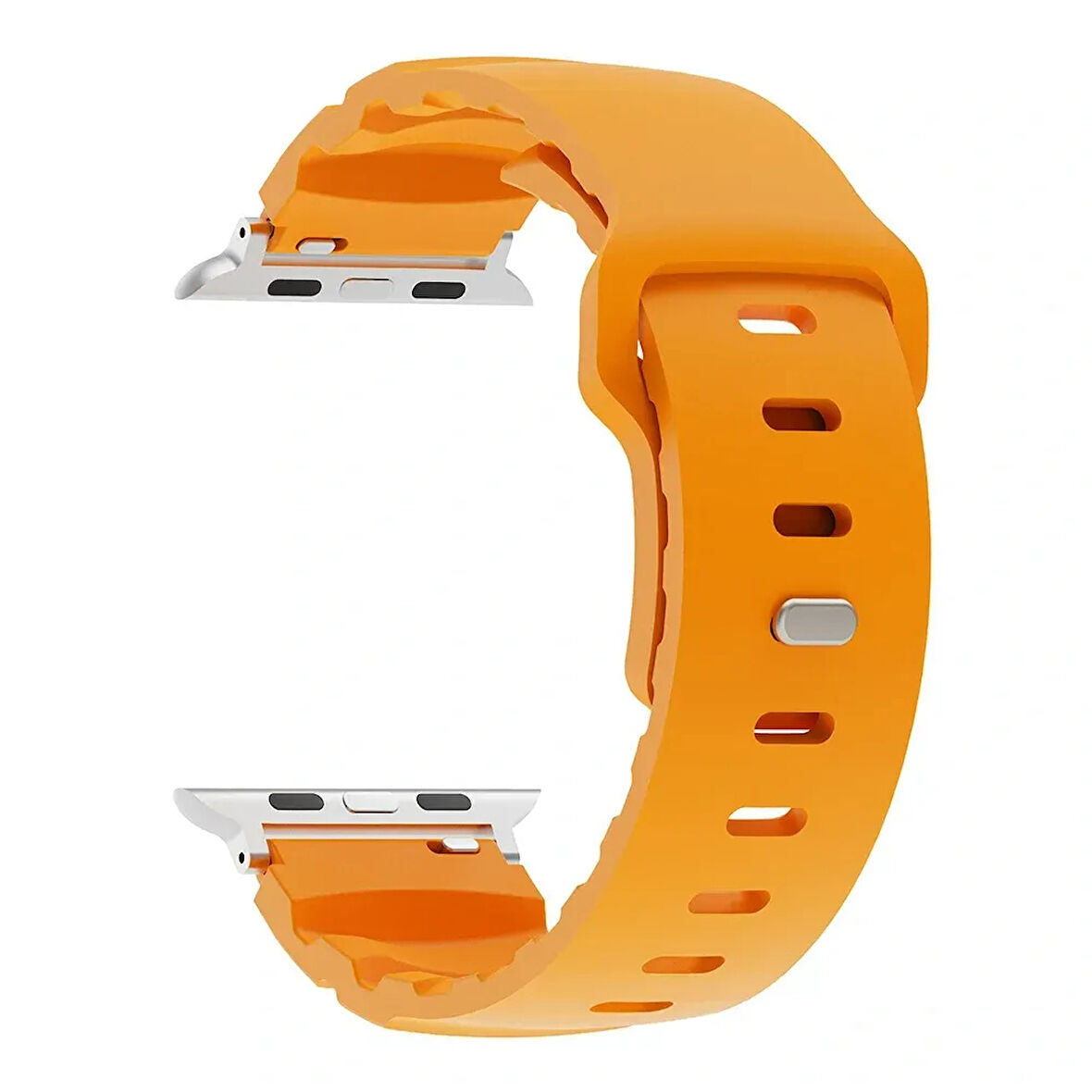 Apple Watch Seri 11/10/9/8/7/6/5/4/3/SE/ULTRA/1/2/3 49MM 46MM 45MM 44MM 42MM Uyumlu Kordon Silikon Kolay Takılan Yumuşak Su Geçirmez KRD-143