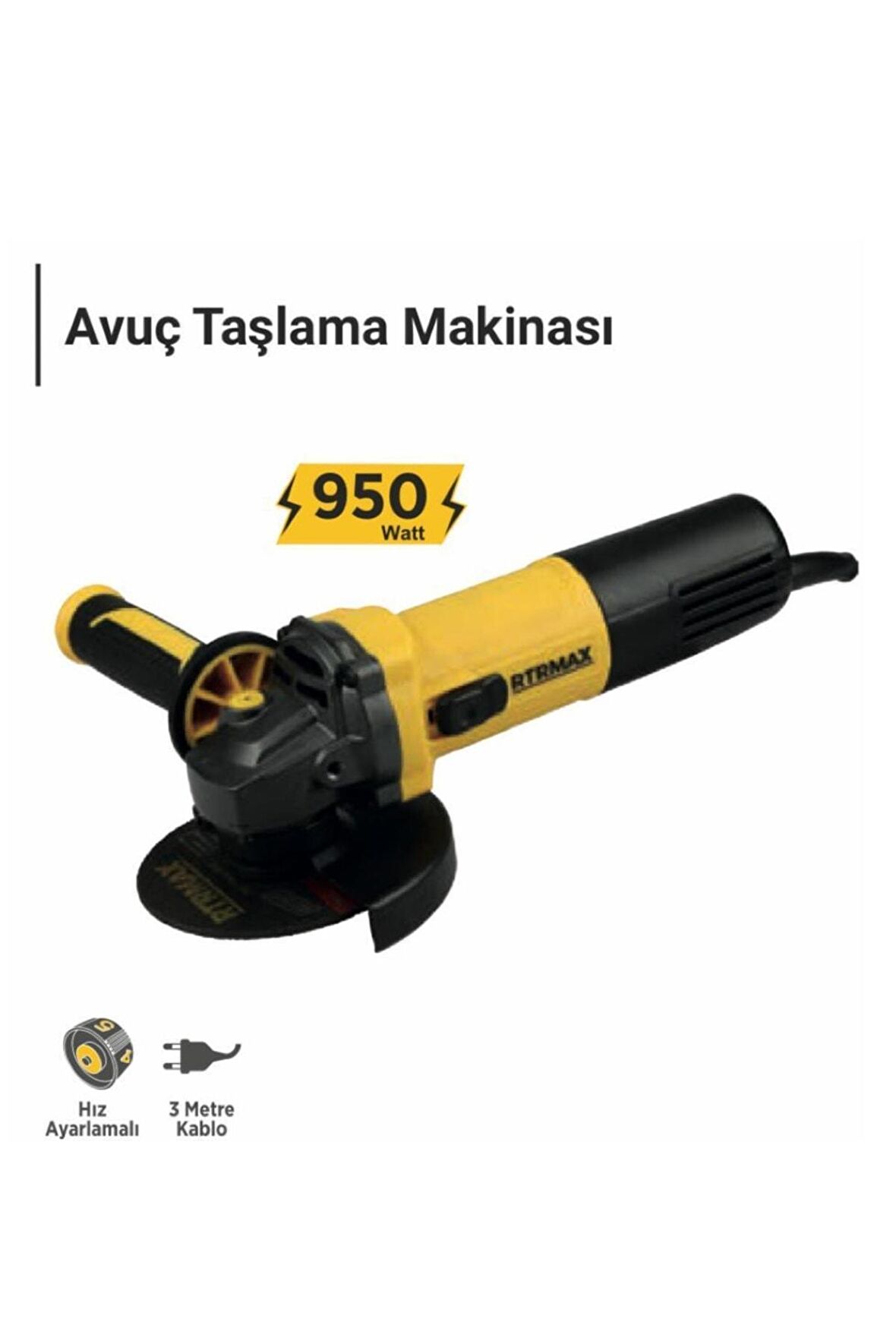 Avuç Taşlama Makinası Rtm1095