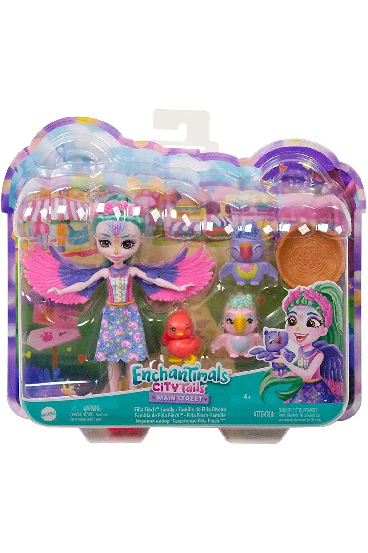 CITY TAILS MAIN STREET FİLİA FİNCH FAMİLY DOLLS