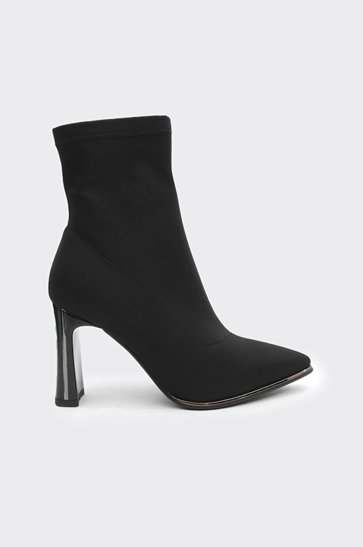 Topuklu Fermuarlı Kadın Bot